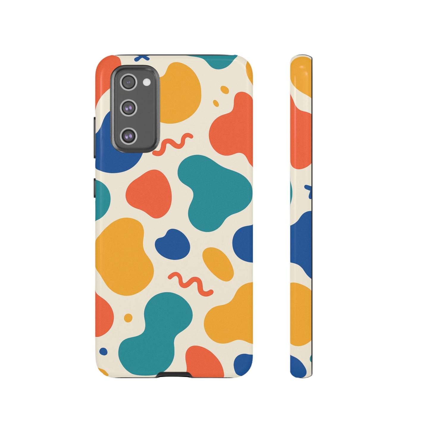 Colorful Phone Case with Abstract Design, Stylish Phone Cover, Trendy Tech Accessory for Her, Unique Gift Idea, Fun Patterned Case