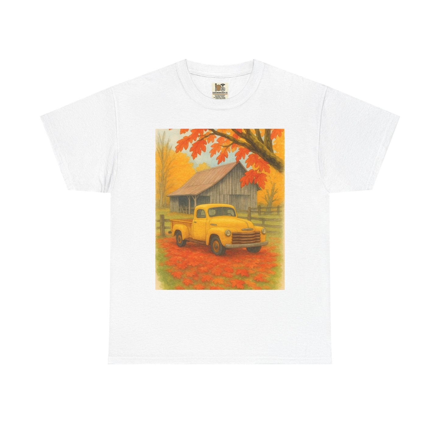 Autumn Vibes Unisex Heavy Cotton Tee, Fall Shirt, Vintage Truck Tee, Cozy [...]