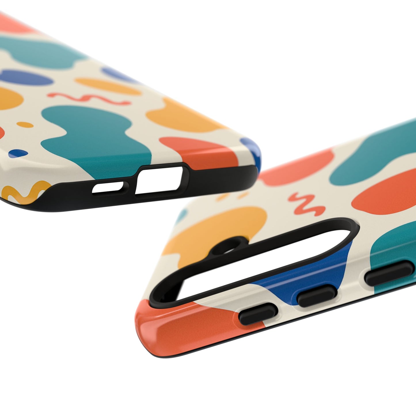 Colorful Phone Case with Abstract Design, Stylish Phone Cover, Trendy Tech Accessory for Her, Unique Gift Idea, Fun Patterned Case