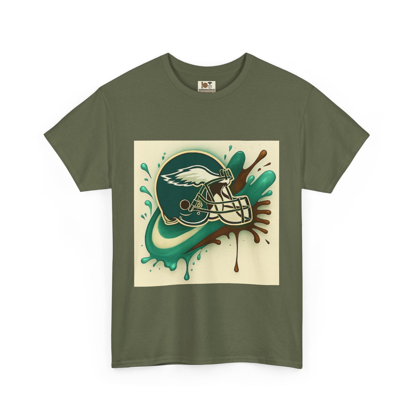 Eagles Fan Unisex Heavy Cotton Tee, Sports Shirt, Team Apparel, Game Day Outfit, Football Merchandise