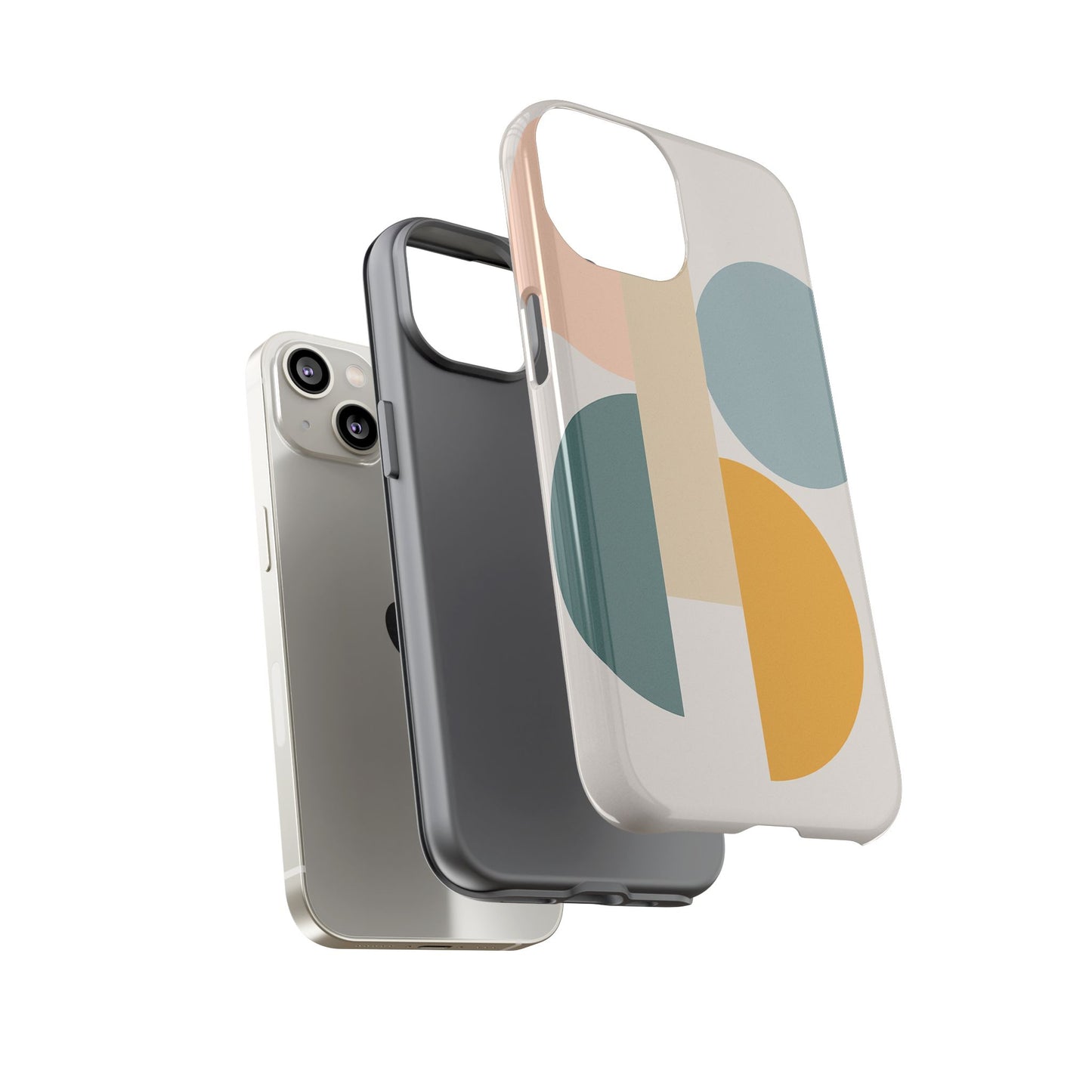 Minimalist Geometric Phone Case, Stylish Protective Cover for Phones, Modern Design, Gift for Him/Her, Trendy Tech Accessory