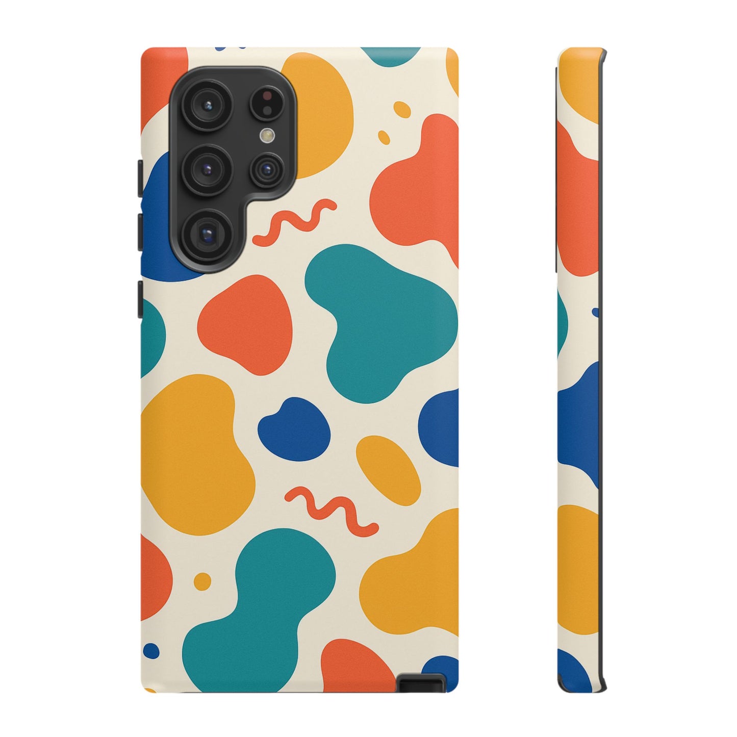 Colorful Phone Case with Abstract Design, Stylish Phone Cover, Trendy Tech Accessory for Her, Unique Gift Idea, Fun Patterned Case