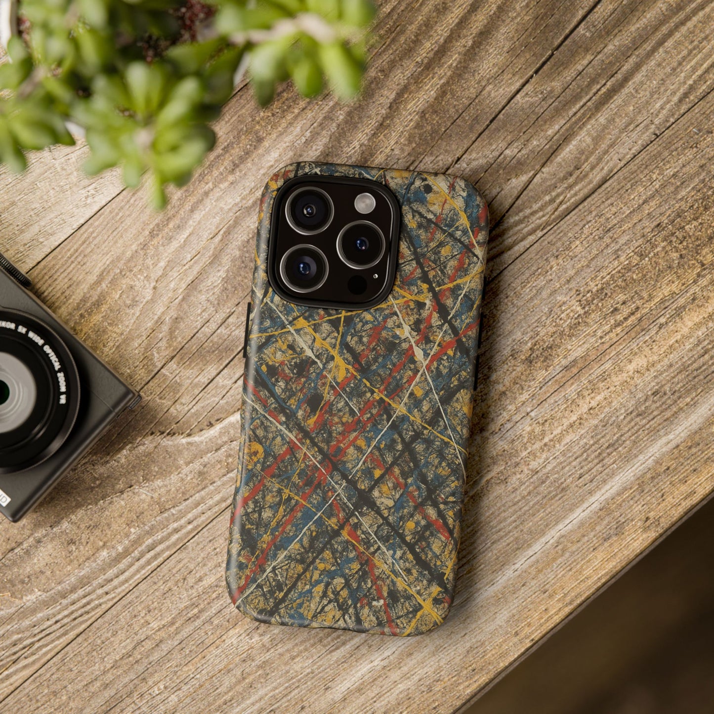 Tough Cases Phone Case - Bold Abstract Design, Stylish Mobile Cover, Unique Gift for Him/Her, Durable Accessory, Trendy Protection