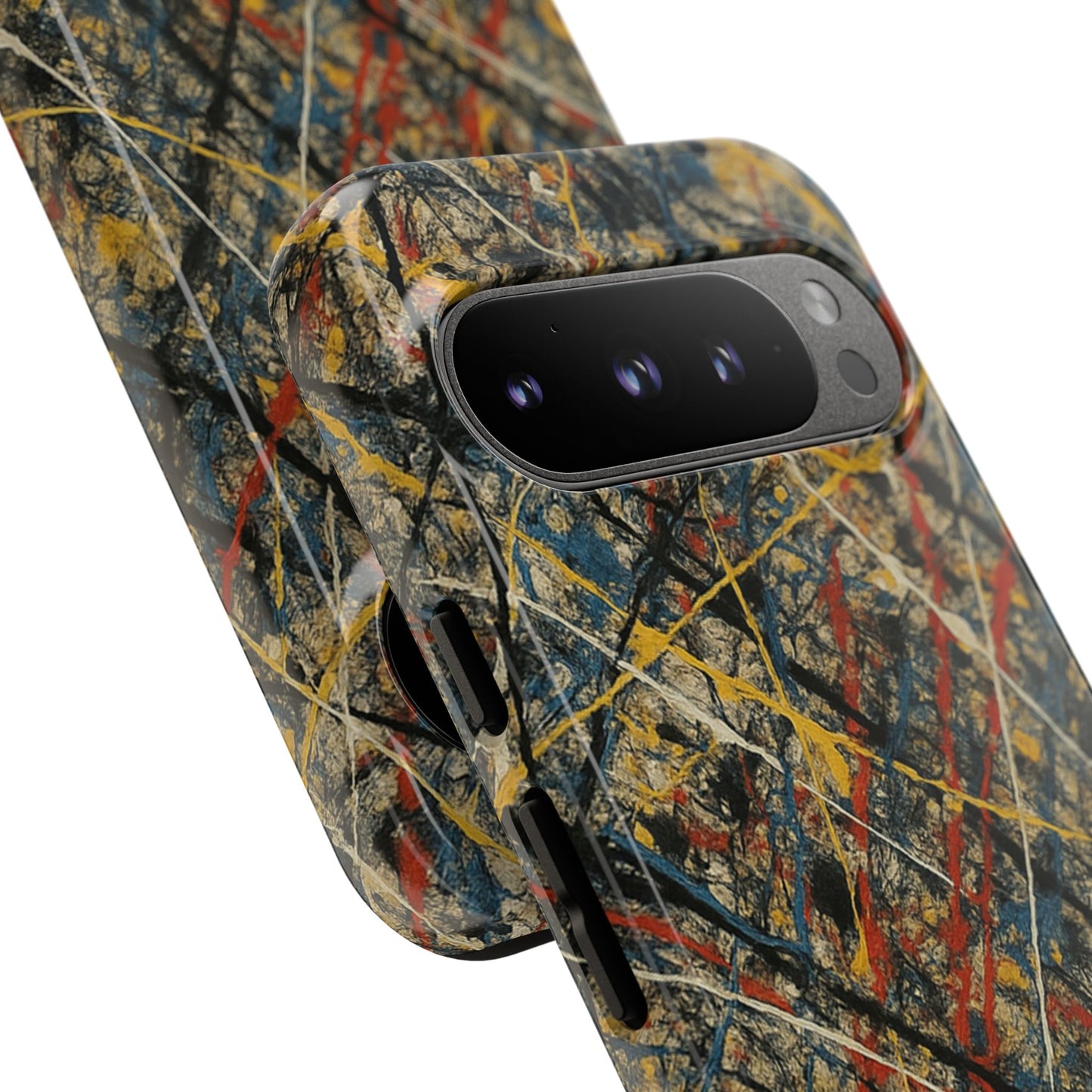 Tough Cases Phone Case - Bold Abstract Design, Stylish Mobile Cover, Unique Gift for Him/Her, Durable Accessory, Trendy Protection
