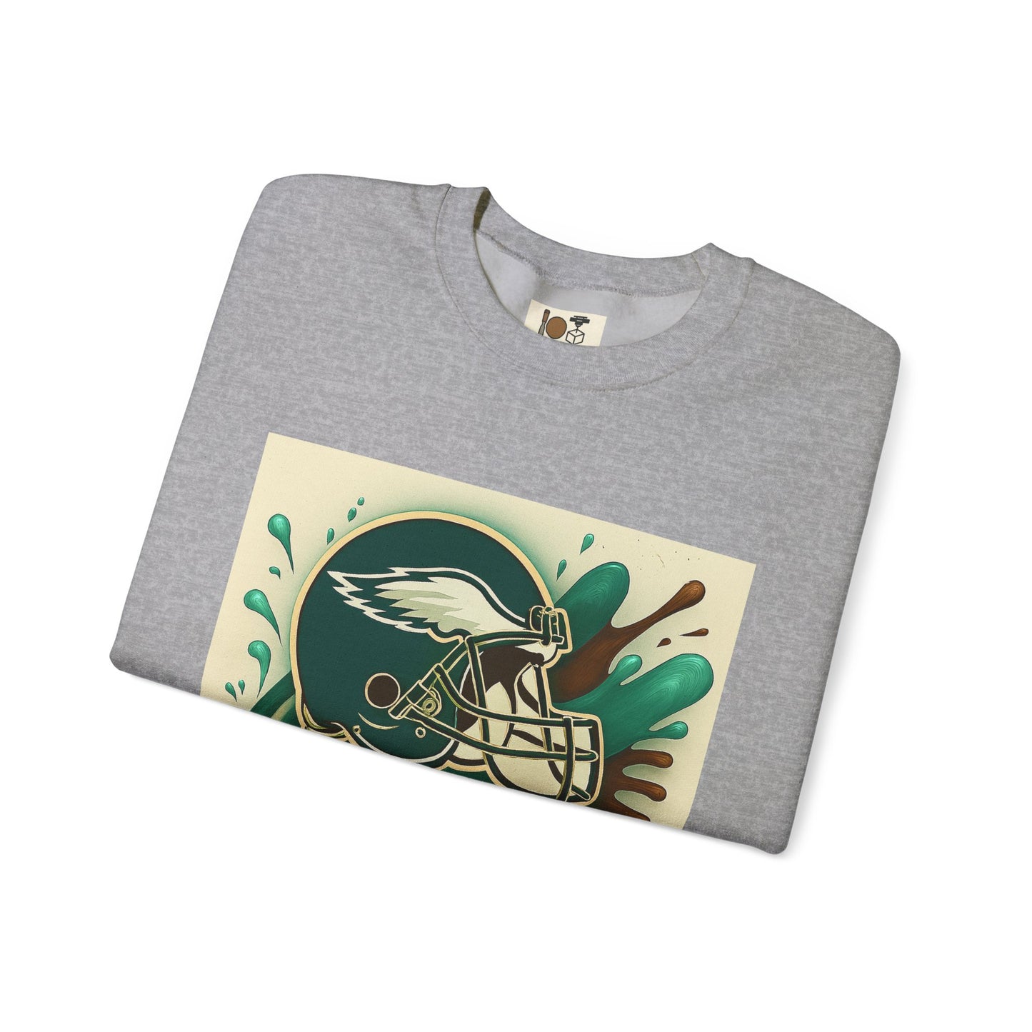 Eagles Inspired Sweatshirt, Unisex Crewneck, Cozy Sports Apparel, Game Day Outfit, Gift for Football Fans