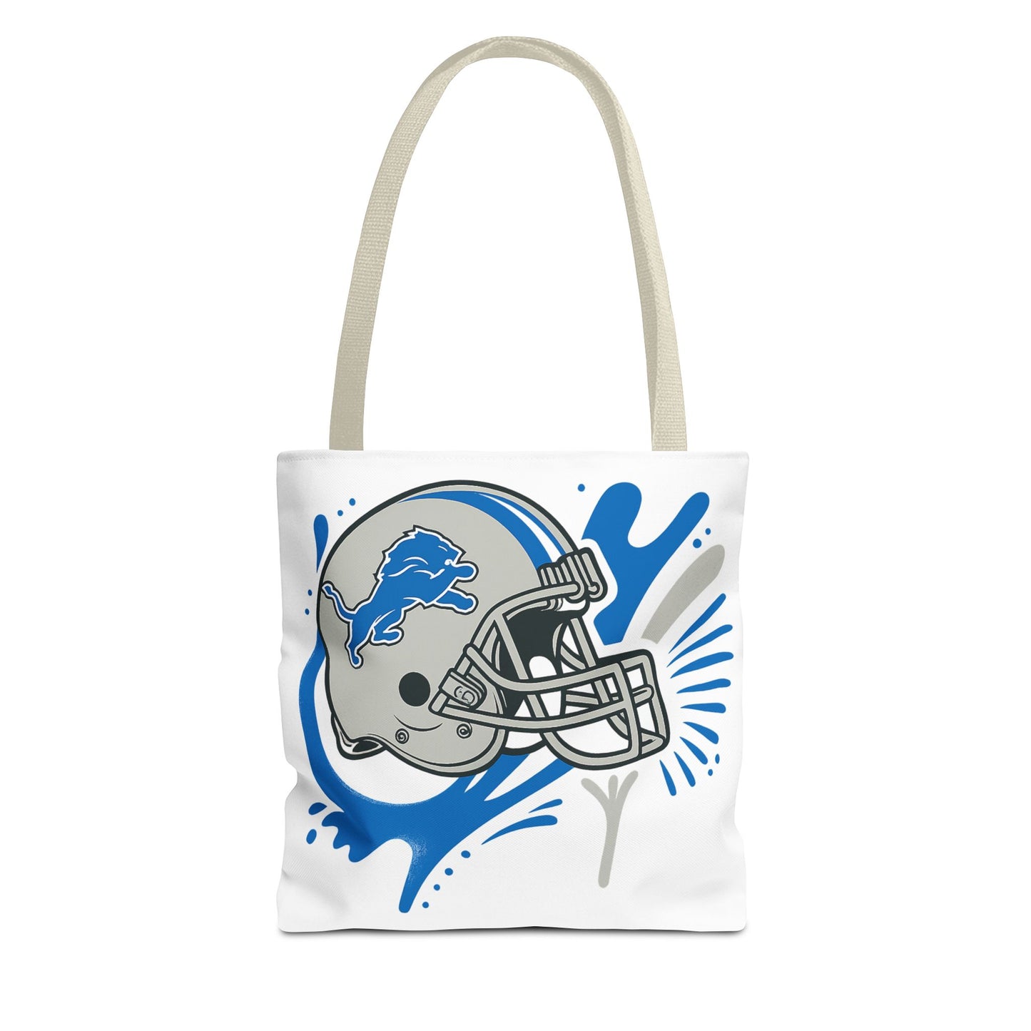 Sporty Tote Bag, Floral Football Tote, Game Day Bag, NFL Team Spirit Bag, Birthday Gift for Sports Fans, Everyday Use Bag