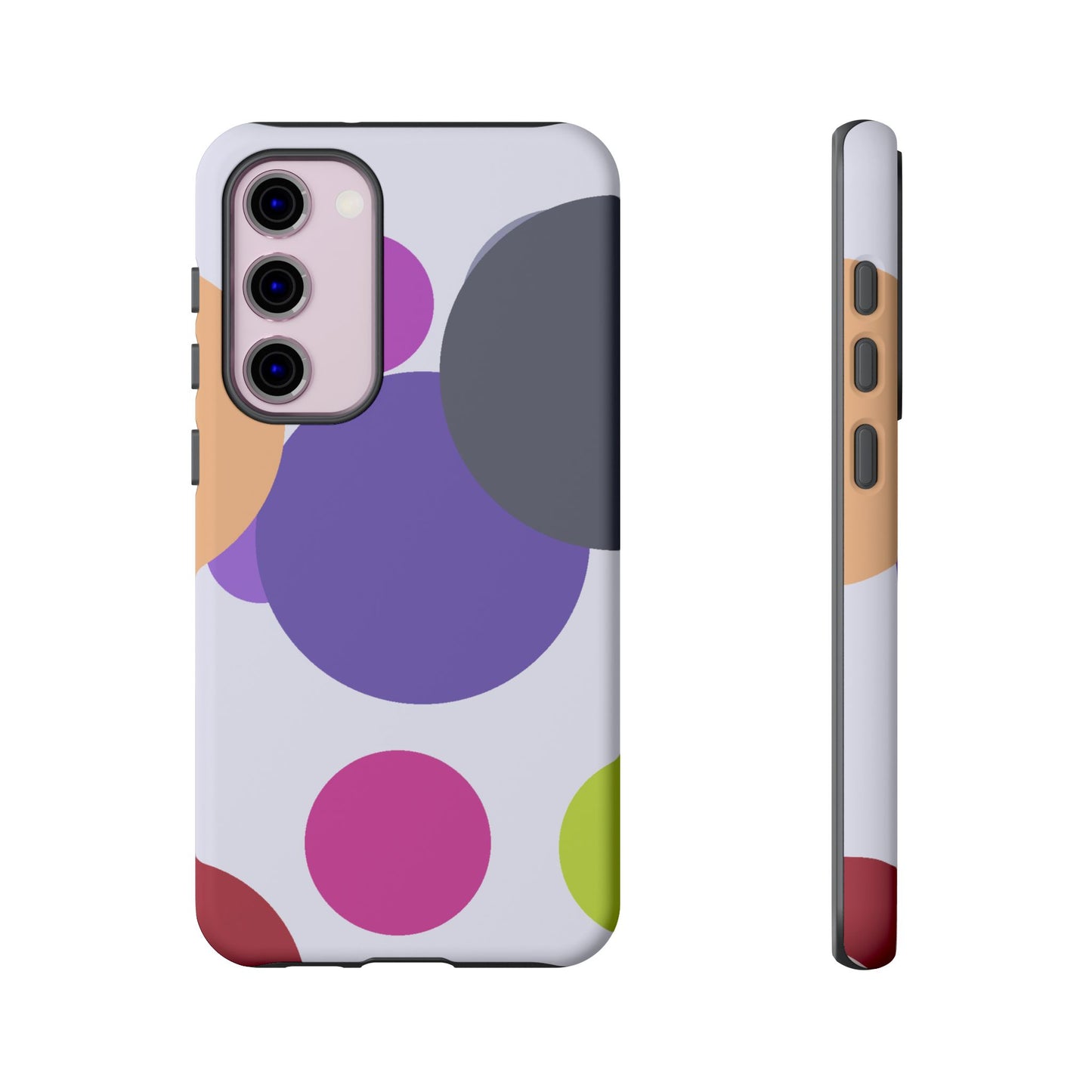 Colorful Geometric Phone Case, Bold Protective Cover for iPhone, Unique Gift for Trendy Teens, Fun Customizable Cases, Modern Design