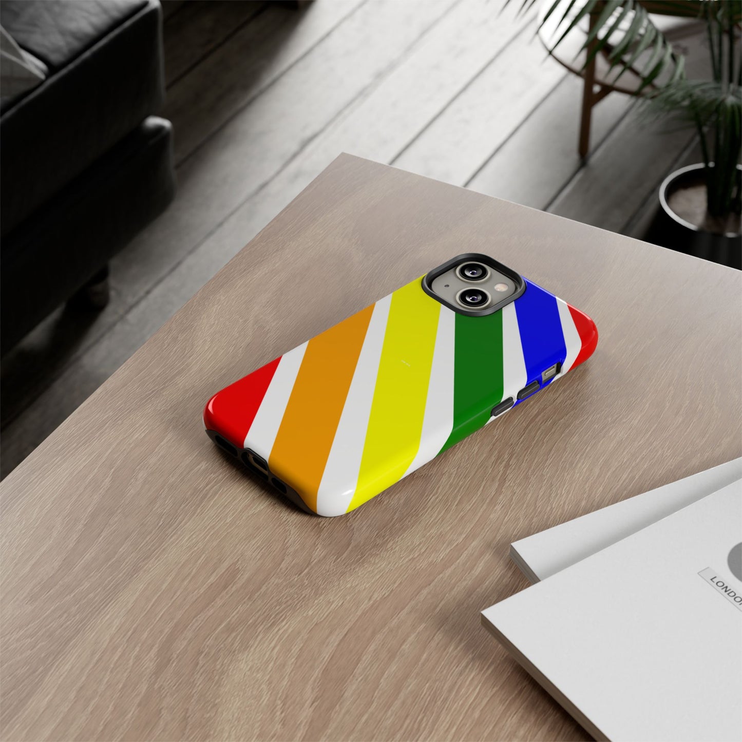 Vibrant Phone Case: Tough Cases, Colorful Phone Cover, Stylish Cell Phone Case, Unique Gift for Her/Him, Trendy Accessory, Summer Vibes