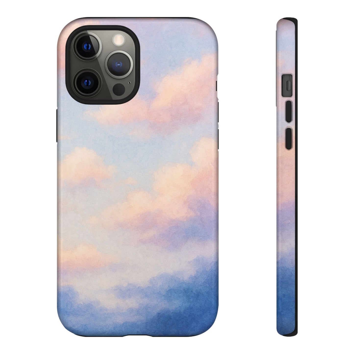 Sky Blue Cloud Phone Case, Tough Phone Cover, Aesthetic Cell Phone Accessory, Gift for Teen, Trendy Tech Protection