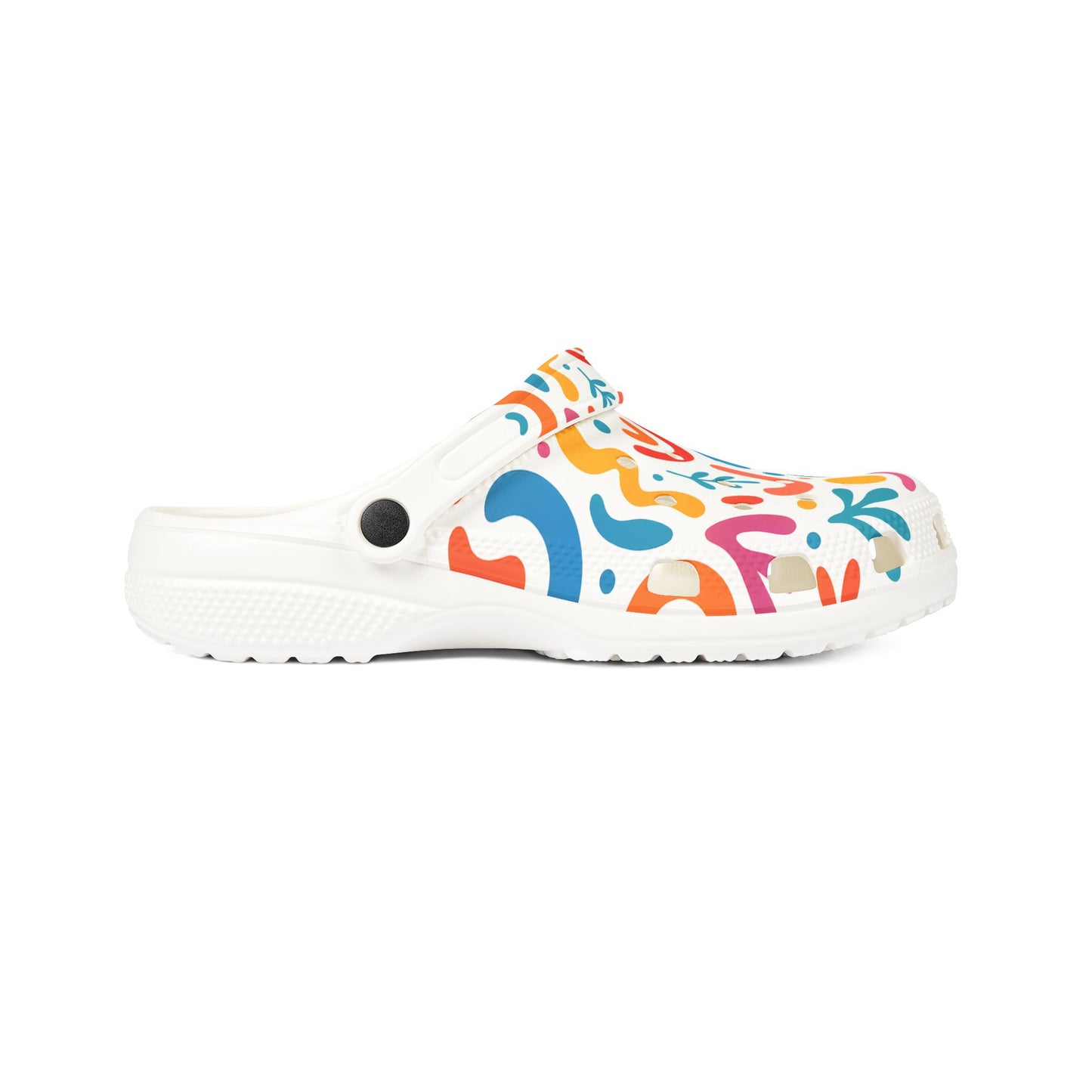 Colorful AOP EVA Foam Rubber Shoes with Vibrant Floral Design, Slip-On Clogs, Fun Garden Shoes, All-Occasion Footwear, Summer Style, [...]