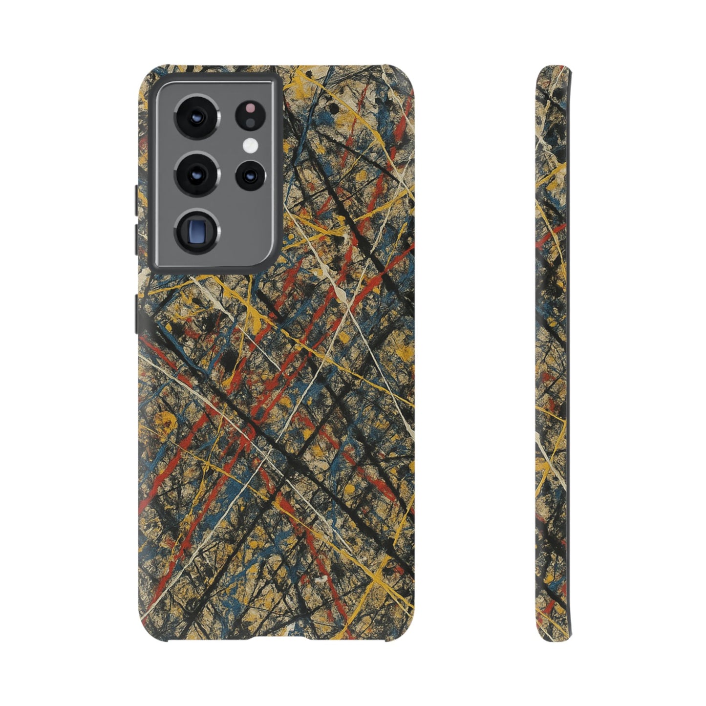 Tough Cases Phone Case - Bold Abstract Design, Stylish Mobile Cover, Unique Gift for Him/Her, Durable Accessory, Trendy Protection
