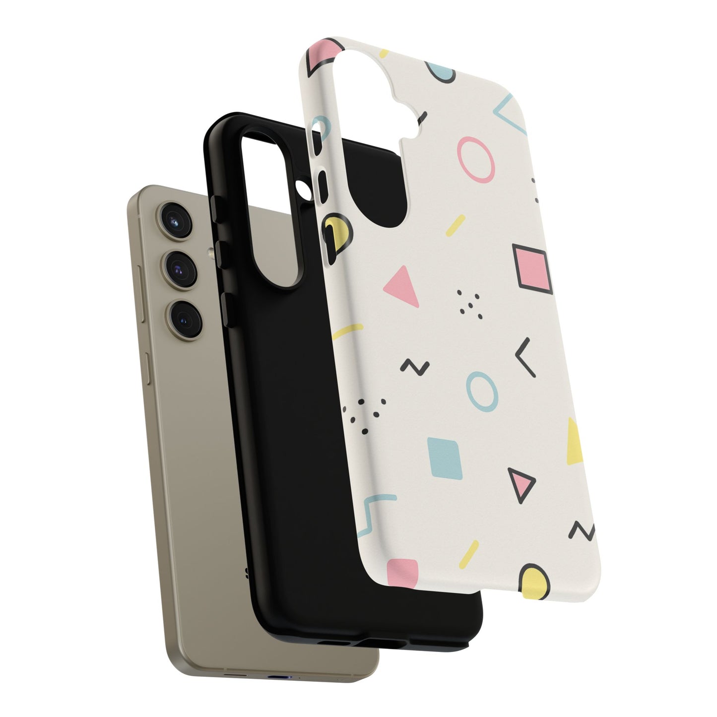 Geometric Phone Case - Stylish Tough Cases for Trendsetters, Unique Phone Covers, Modern Accessories, Gift Ideas for Her
