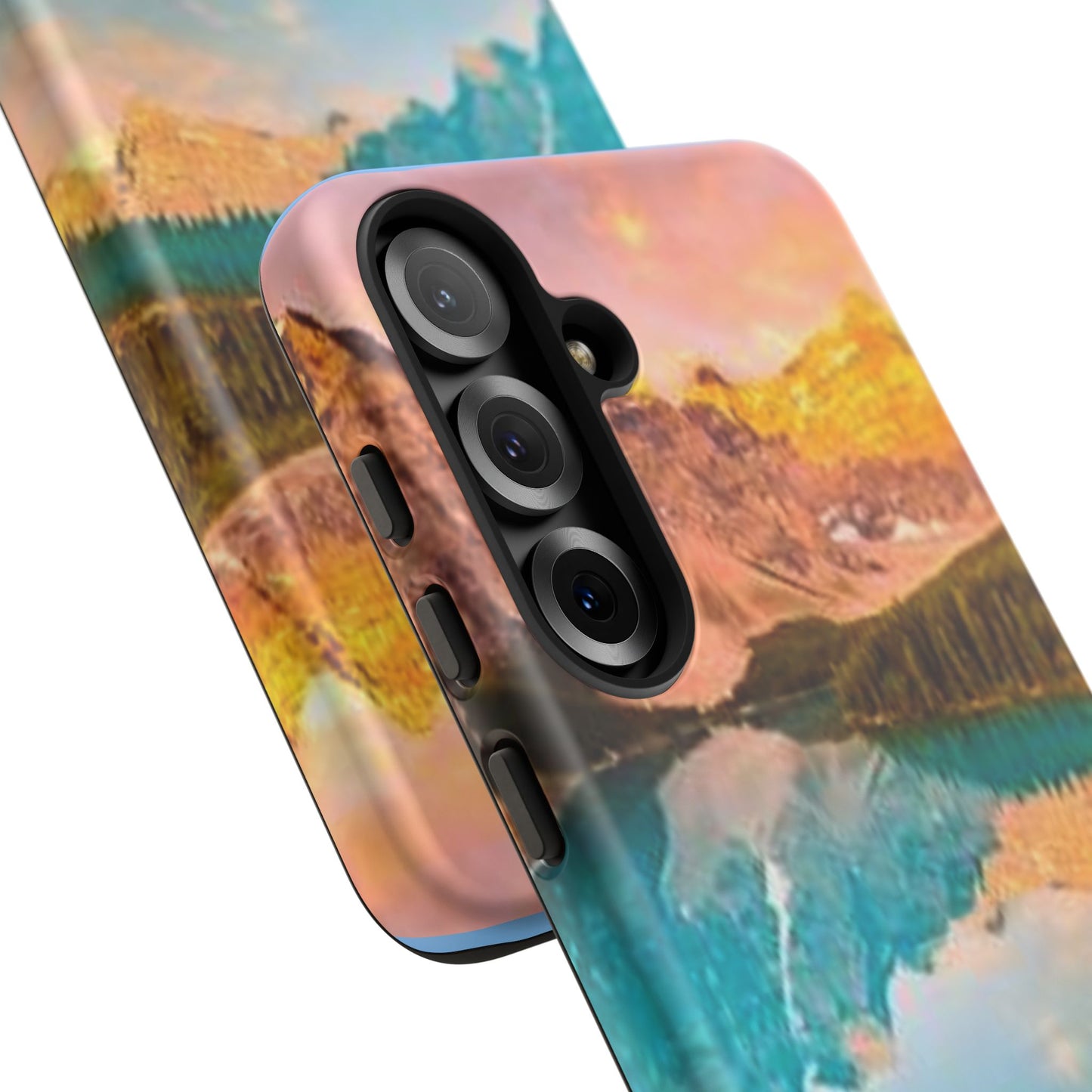 Nature-Inspired Phone Case with Mountain and Lake Design, Aesthetic Tough Cases for Outdoor Lovers, Phone Protection, Gift for Nature [...]