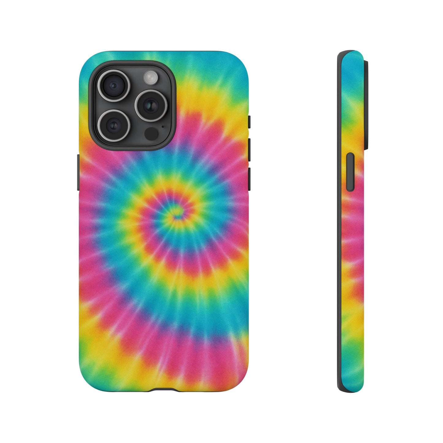 Colorful Tie-Dye Phone Case, Vibrant Phone Cover, Boho Style Accessory, Gift for Teens, Trendy Phone Accessories