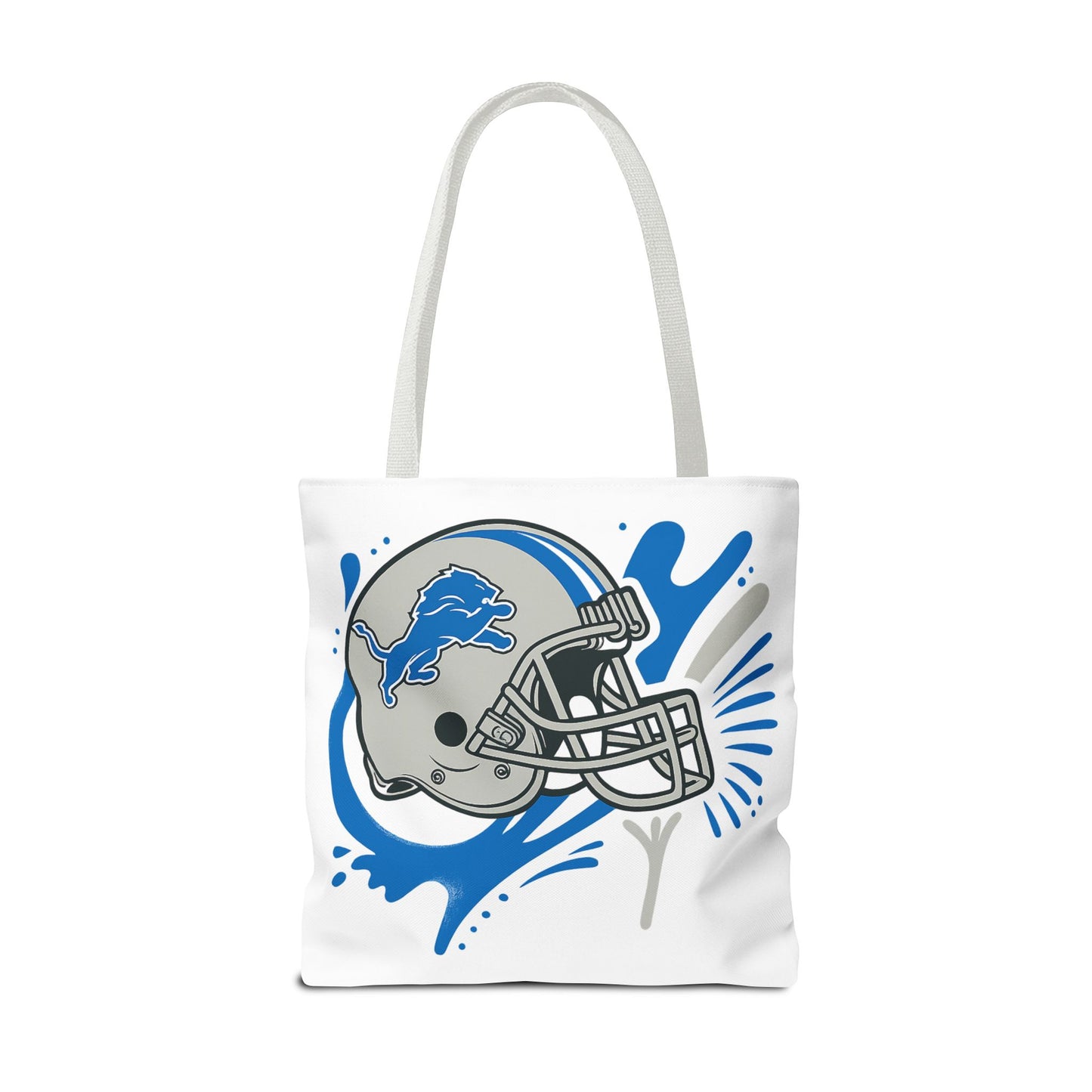 Sporty Tote Bag, Floral Football Tote, Game Day Bag, NFL Team Spirit Bag, Birthday Gift for Sports Fans, Everyday Use Bag
