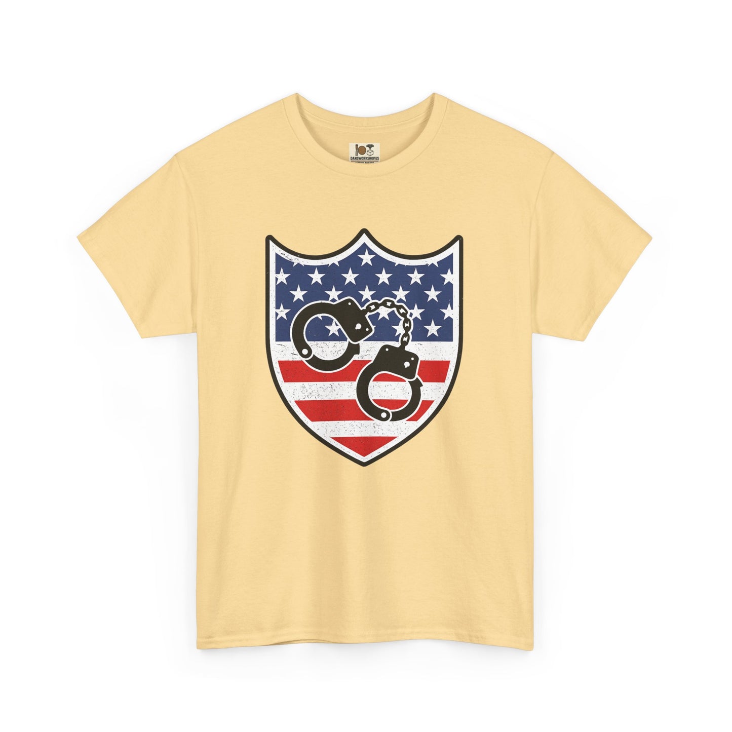 Patriotic Cycle Tee - Unisex Heavy Cotton Shirt, USA Flag Design, Biker Gift, Independence Day Apparel, Casual Wear