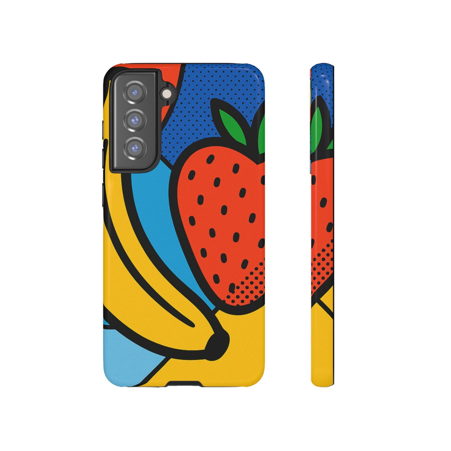 Colorful Fruit Phone Case - Tough Cases - Fun, Vibrant, Unique, Gifts for Friends, Summer Accessories, Trendy Phone Protector