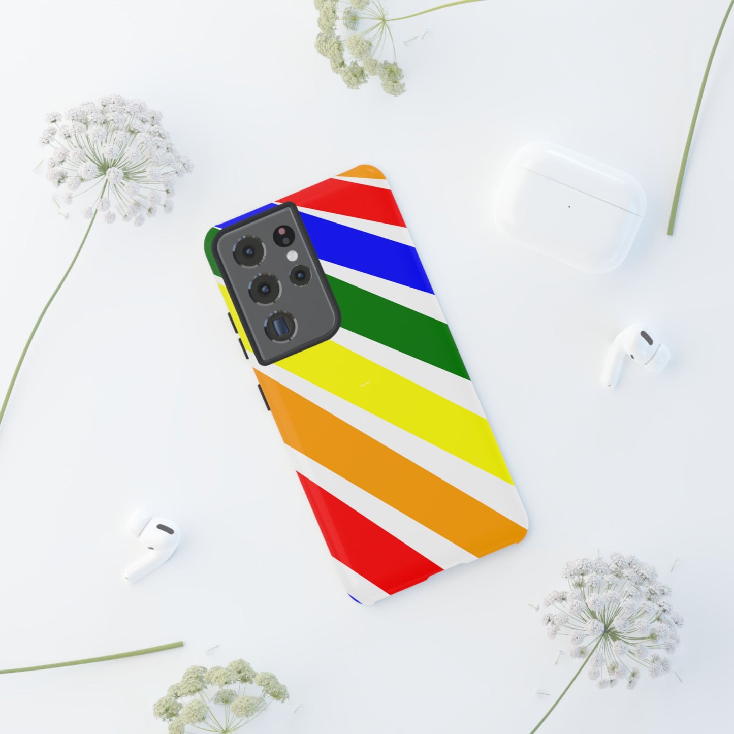 Vibrant Phone Case: Tough Cases, Colorful Phone Cover, Stylish Cell Phone Case, Unique Gift for Her/Him, Trendy Accessory, Summer Vibes