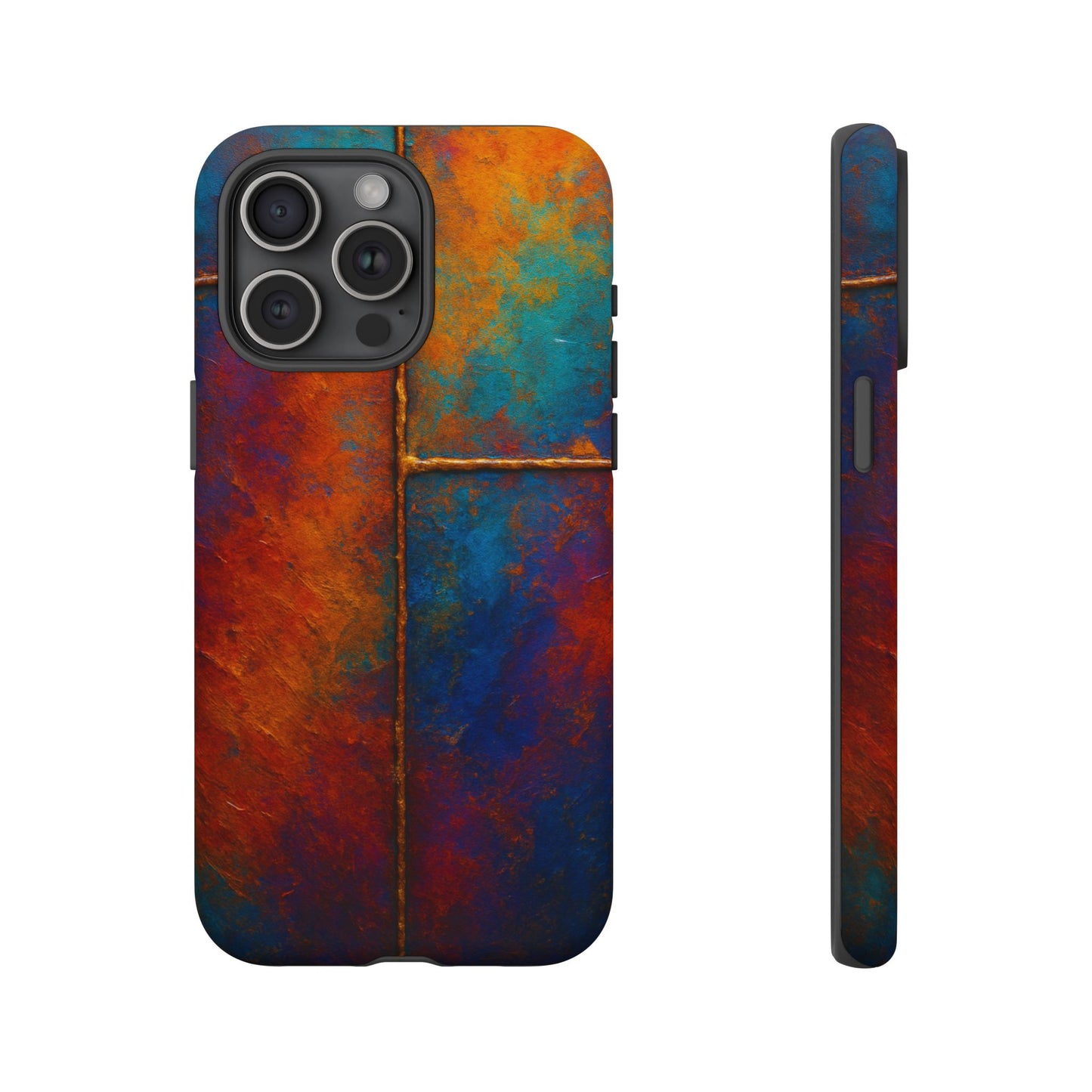 Vibrant Phone Case, Colorful Tough Case Cover, Artistic Phone Protector, Unique Smartphone Accessories, Gift for Tech Lovers