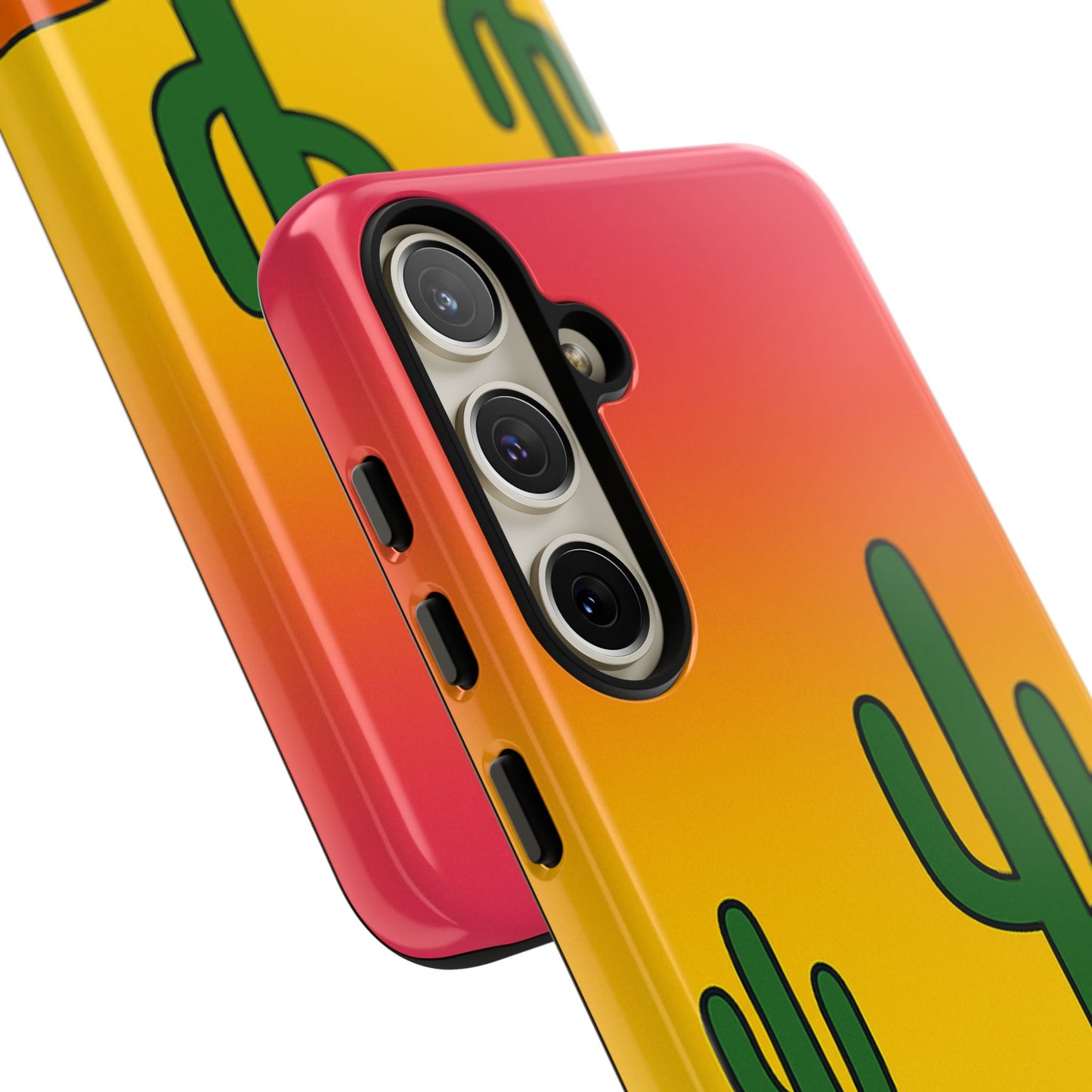 Desert Vibes Phone Case, Tough Cases, Cactus Design, Colorful Phone Cover, Summer Aesthetic, Unique Gift Idea