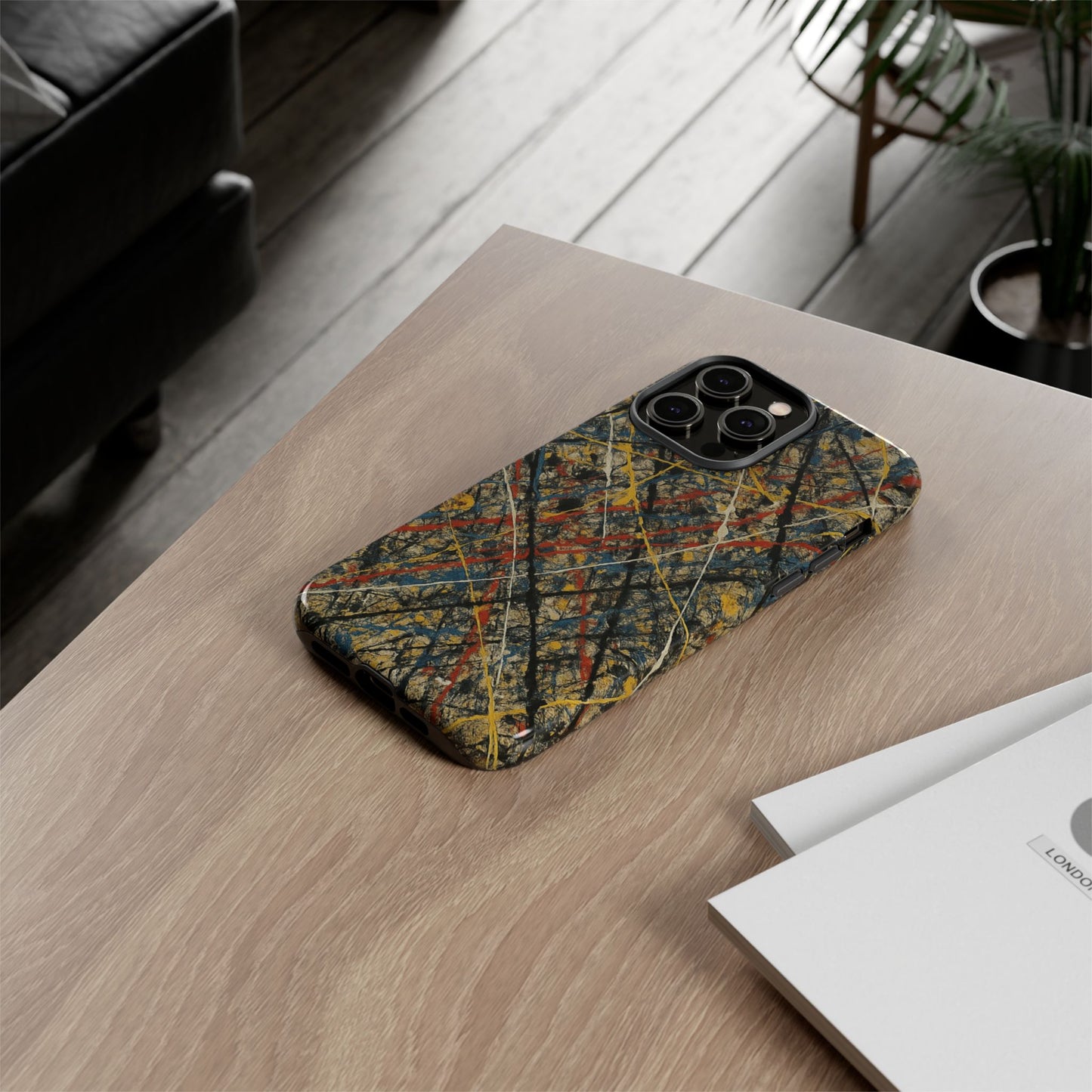 Tough Cases Phone Case - Bold Abstract Design, Stylish Mobile Cover, Unique Gift for Him/Her, Durable Accessory, Trendy Protection