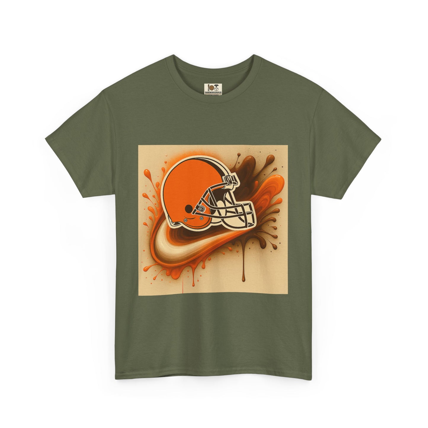 Cleveland Browns Fan Tee, Unisex Heavy Cotton Shirt, Game Day Apparel, Sports T-Shirt, NFL Team Gear, Casual Comfort Wear