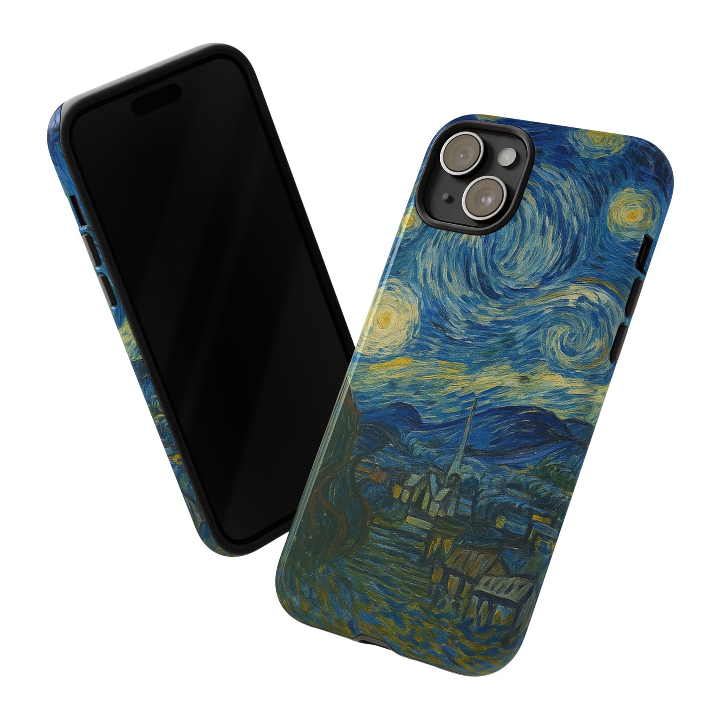 Starry Night Phone Case, Artistic Cell Phone Cover, Gift for Art Lovers, Unique Phone Accessory, Birthday Gift for Him/Her, Tough Cases