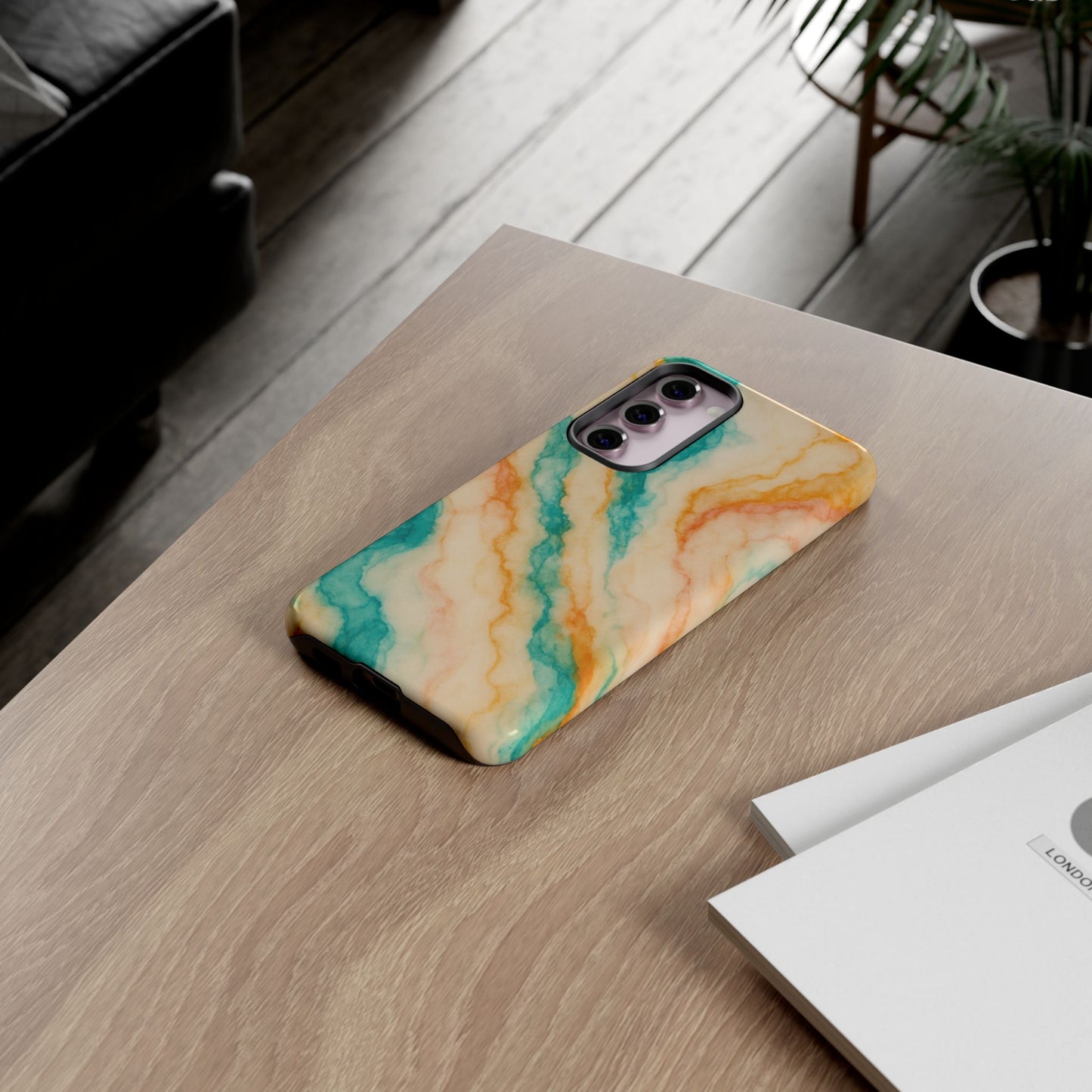 Stylish Phone Case - Tough Cases with Abstract Marble Design, Trendy Accessory, Gift for Her, Protective Case, Unique Phone Cover