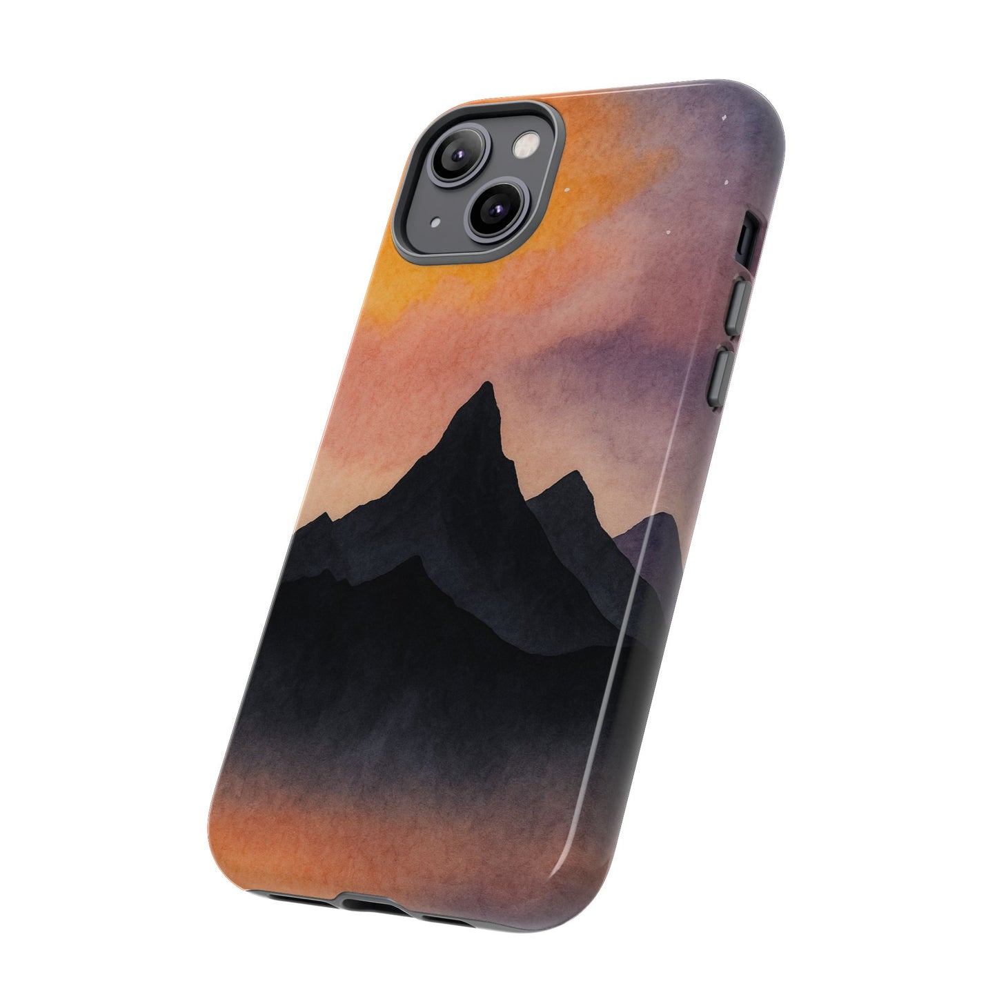 Mountain Sunset Phone Case, Nature Lover's Gift, Adventure Phone Cover, Unique Cellphone Accessories, Outdoor Enthusiast Decor
