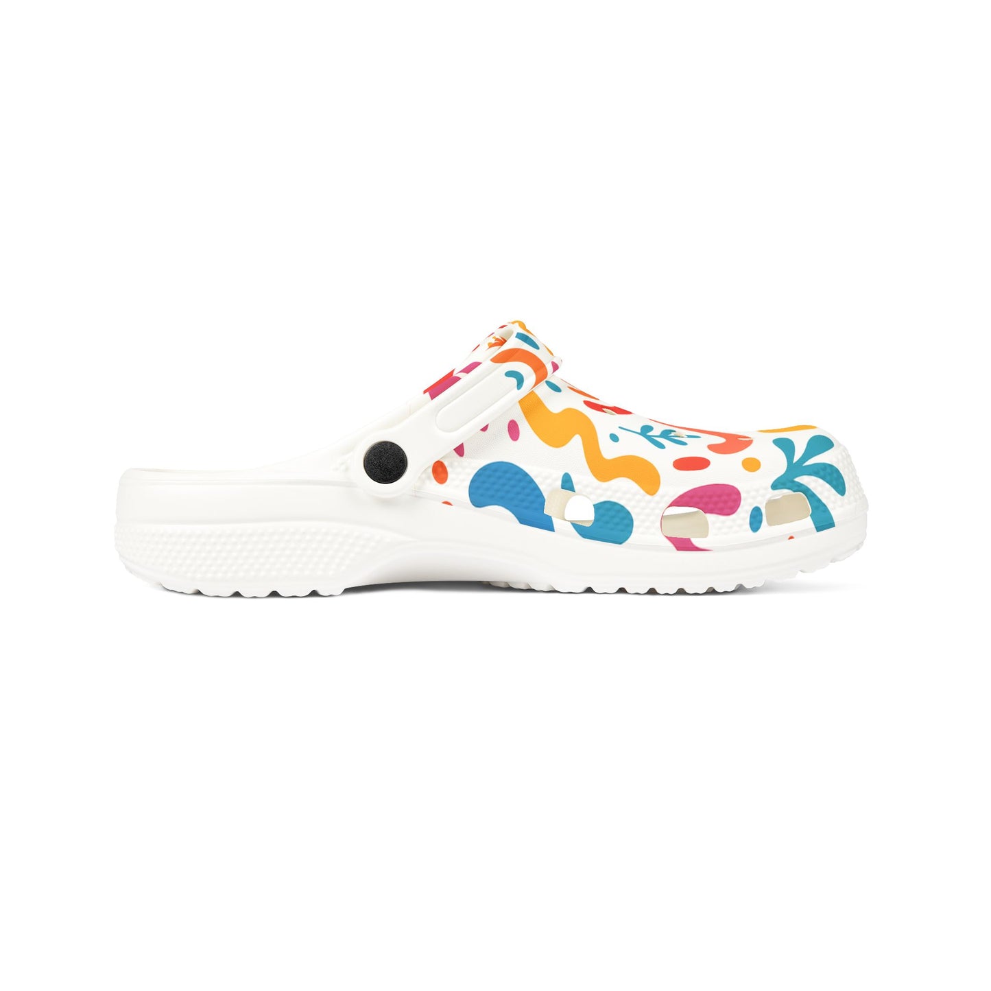 Colorful AOP EVA Foam Rubber Shoes with Vibrant Floral Design, Slip-On Clogs, Fun Garden Shoes, All-Occasion Footwear, Summer Style, [...]