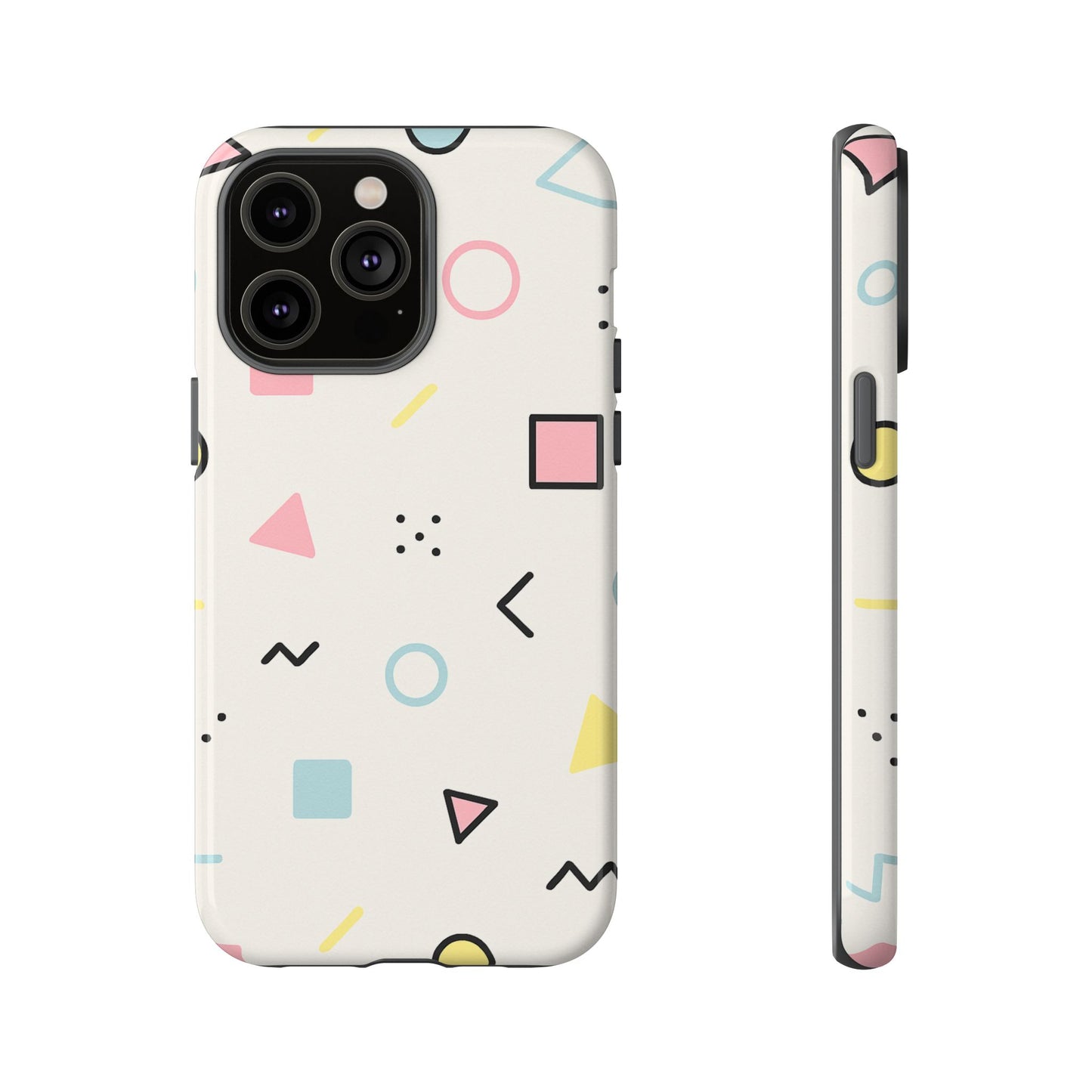 Geometric Phone Case - Stylish Tough Cases for Trendsetters, Unique Phone Covers, Modern Accessories, Gift Ideas for Her