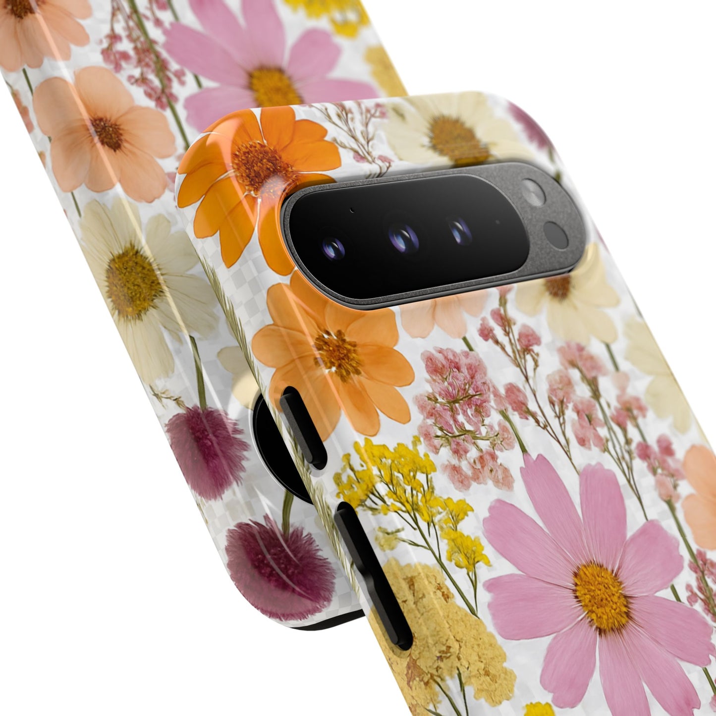 Floral Phone Case - Tough Cases, Stylish Protective Cover, Flower Design, Trendy Gift, Nature Lover Accessory, DRIED FLOWERS
