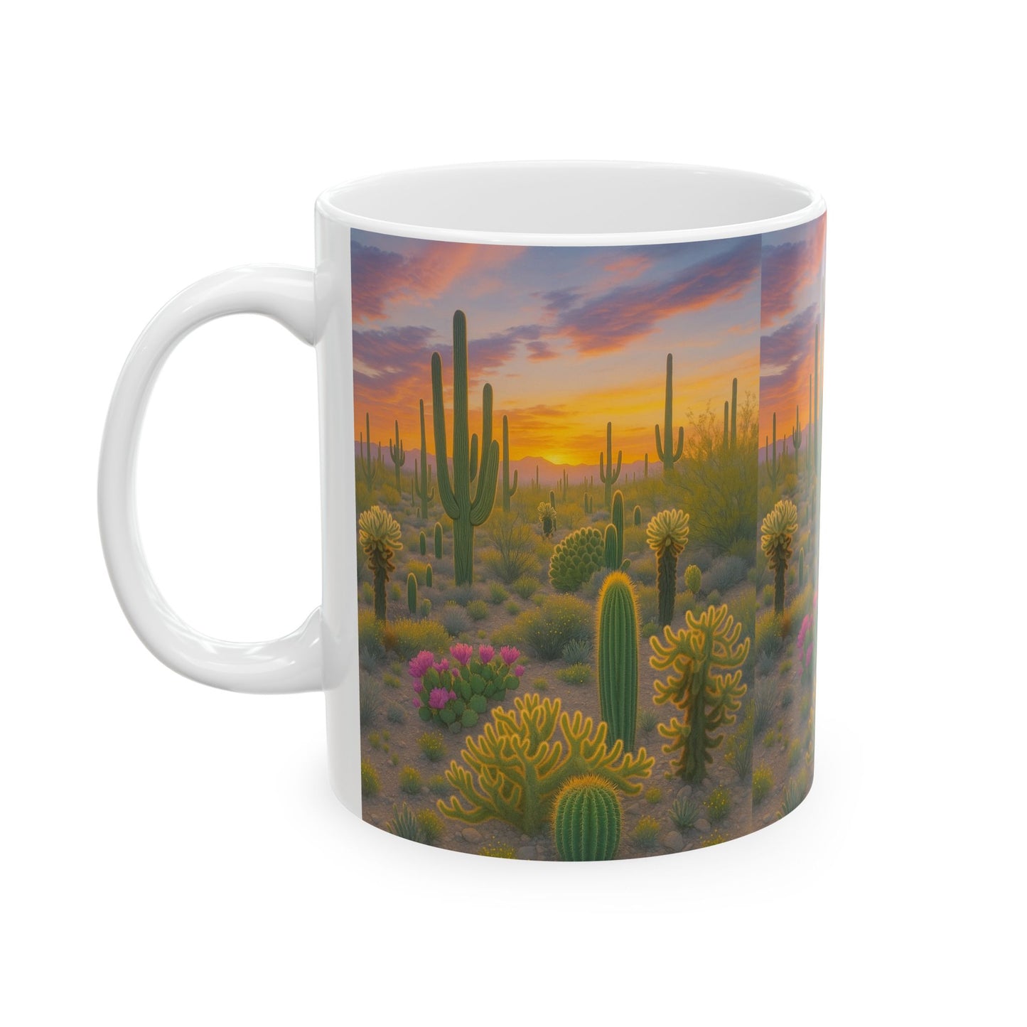 Desert Sunset Ceramic Mug, Cactus Coffee Cup, Nature Lover Gift, Home [...]