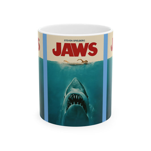 Classic Jaws Ceramic Mug - Perfect for Movie Lovers, Shark Fans, Home Decor, Gift for Him, Gift for Her