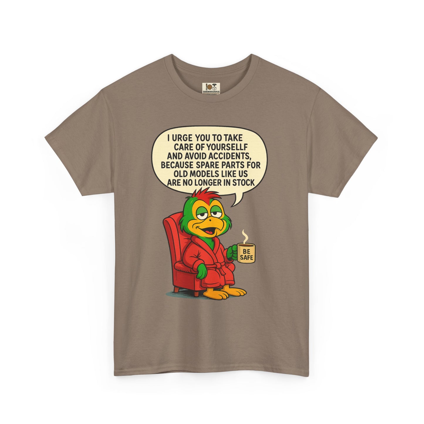 Funny Vintage Cartoon Tee, Unisex Heavy Cotton Shirt, Humorous Gift, Casual Wear, Birthday,or Just Because