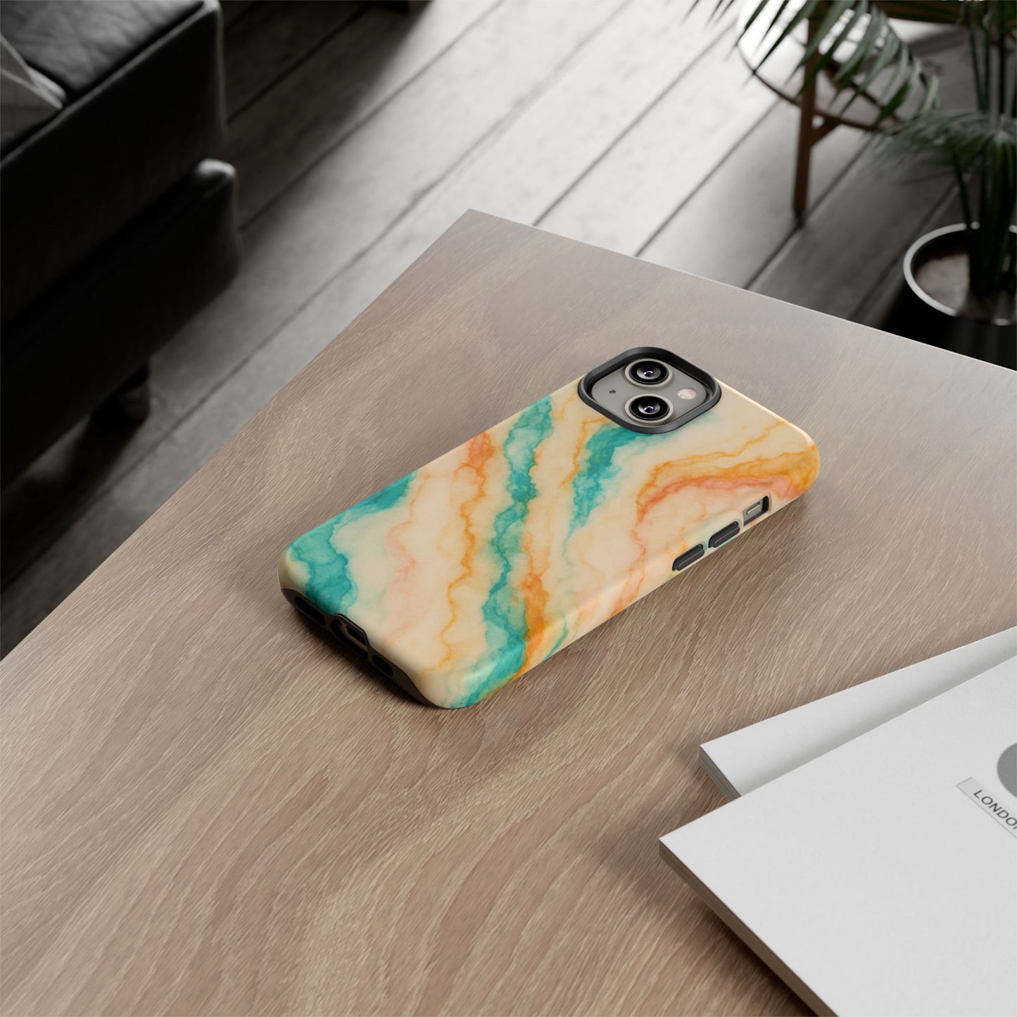 Stylish Phone Case - Tough Cases with Abstract Marble Design, Trendy Accessory, Gift for Her, Protective Case, Unique Phone Cover