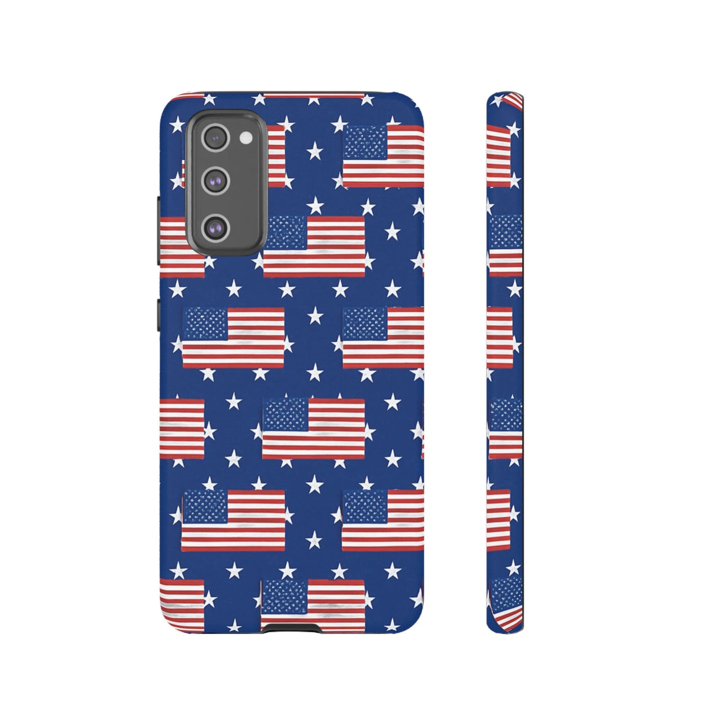 Patriotic Phone Case, Independence Day Accessories, American Flag Design, Star-Spangled Cover, Summer BBQ Gift