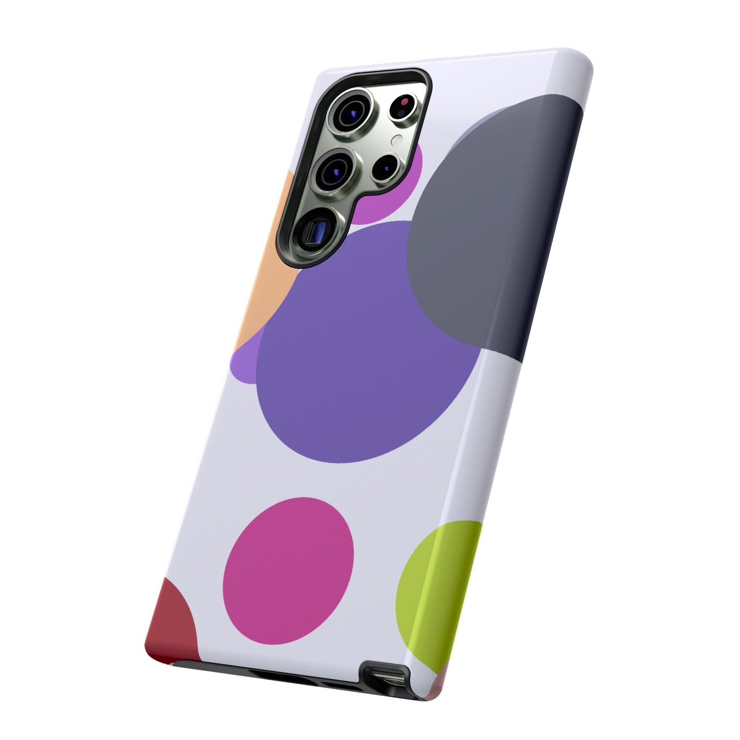 Colorful Geometric Phone Case, Bold Protective Cover for iPhone, Unique Gift for Trendy Teens, Fun Customizable Cases, Modern Design