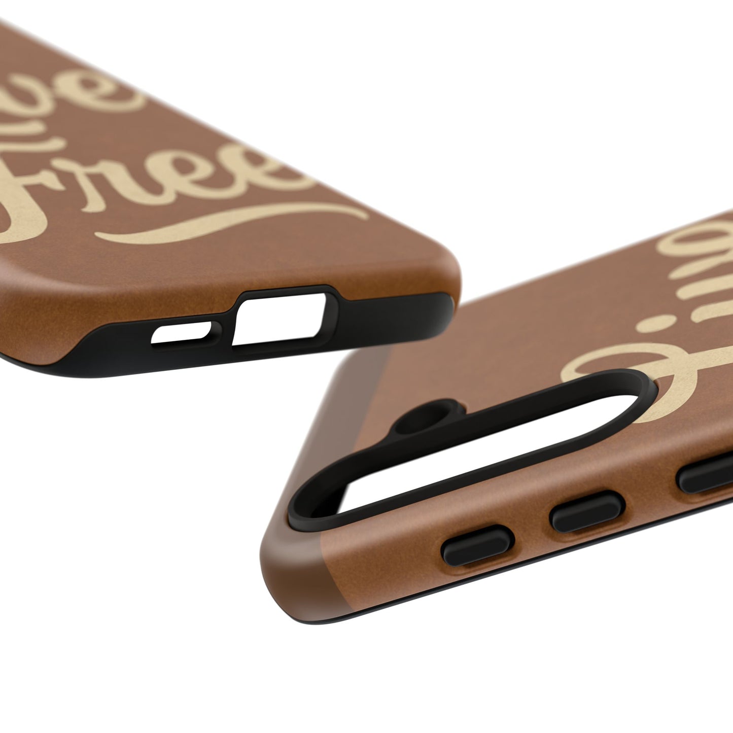 Live Free Phone Case, Tough Cases, Inspirational Phone Accessories, Gift for Adventurers, Customizable Design, Unique Tech Gifts