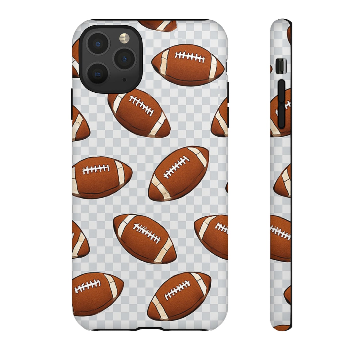 Football Phone Case, Tough Cases for Sports Fans, Unique Gift for Football Lovers, Protective Decor, Athletic Accessories