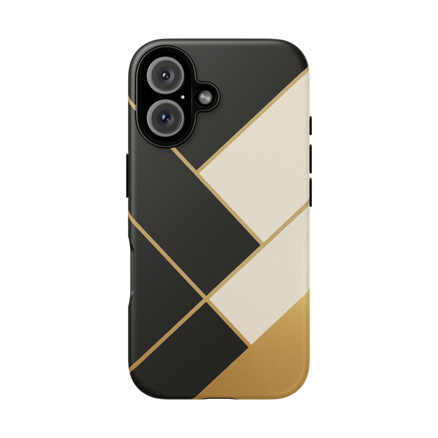 Chic Phone Case, Stylish Phone Cover, Geometric Design Case, Protective Mobile Case, Modern Phone Protector