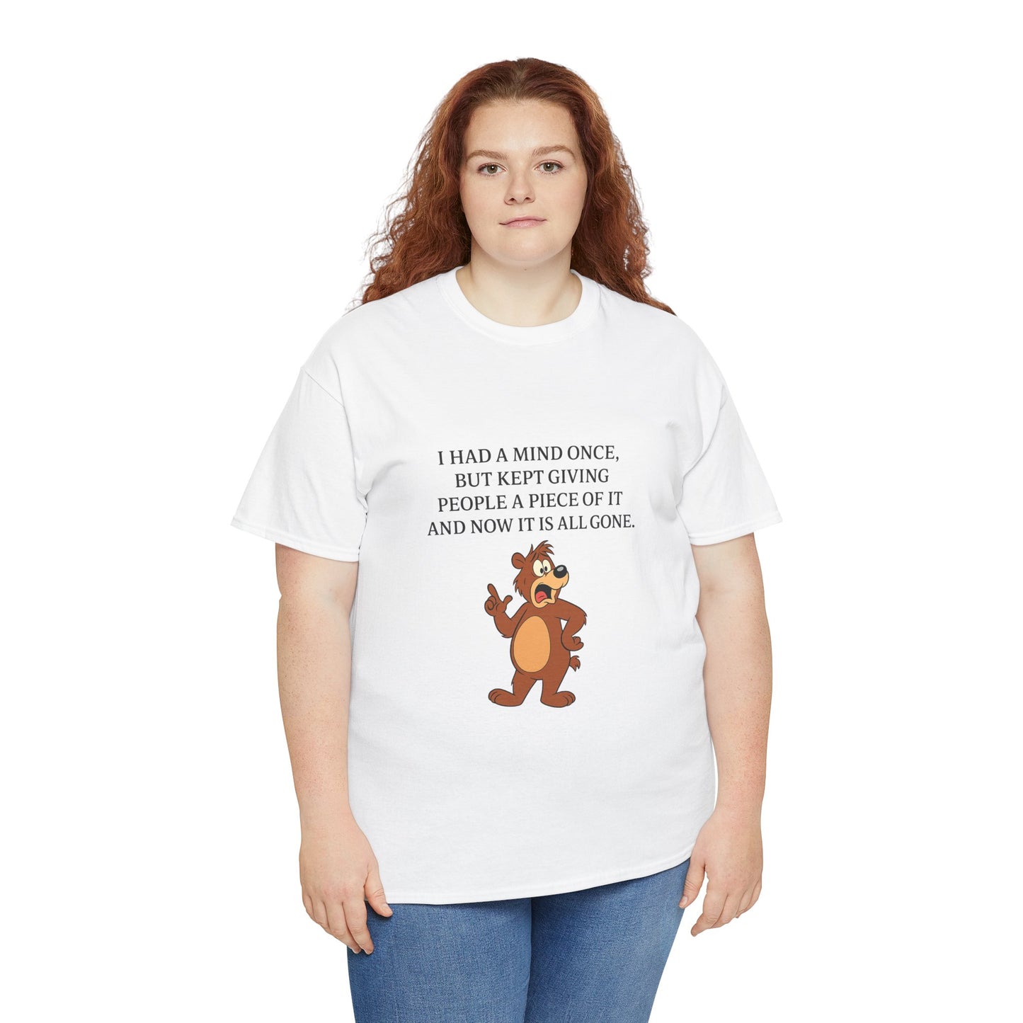 Hilarious Quirky Tee | Unisex Heavy Cotton Tee, Funny Shirt, Gift for Friends, Casual Wear, Comfortable Daily Tee