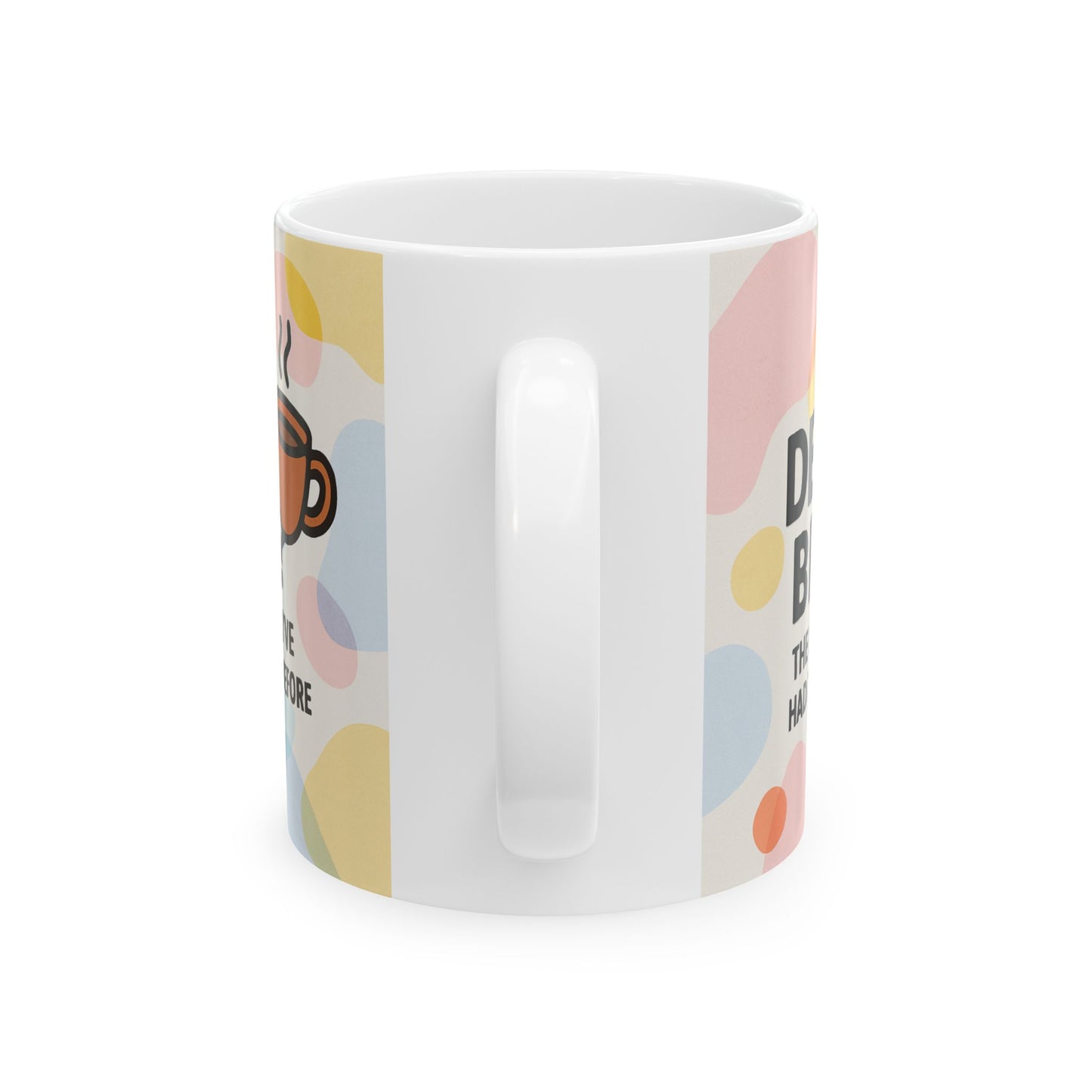 Deja Brew Ceramic Mug, Funny Coffee Cup, Gift for Tea Lovers, Quirky Drinkware, Home Office Decor, 11oz, 15oz