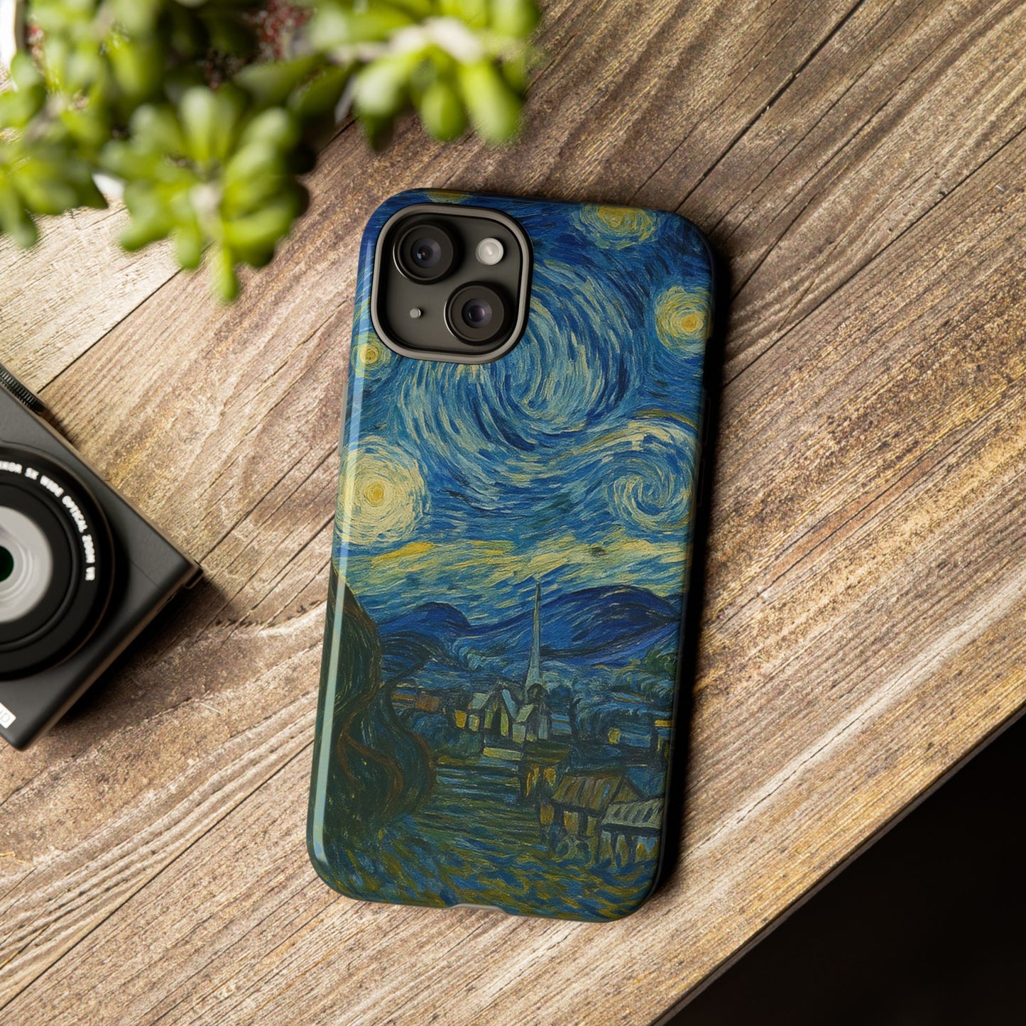 Starry Night Phone Case, Artistic Cell Phone Cover, Gift for Art Lovers, Unique Phone Accessory, Birthday Gift for Him/Her, Tough Cases