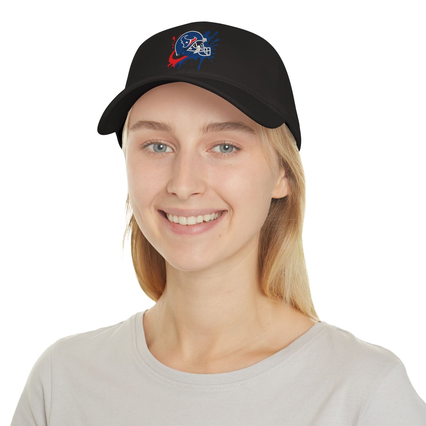 Stylish Football Splash Baseball Cap, Sporty Hat, Casual Wear, Gift for Sports Fans, Adjustable Cap