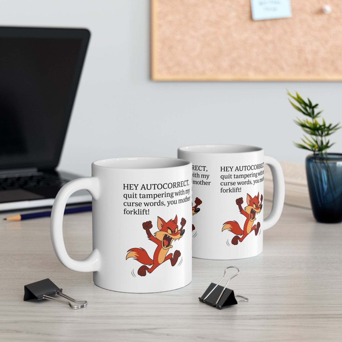 Funny Autocorrect Ceramic Mug, Gift for Friends, Cute Coffee Mug, Office Humor Cup, Quirky Tea Mug, Playful Kitchen Decor