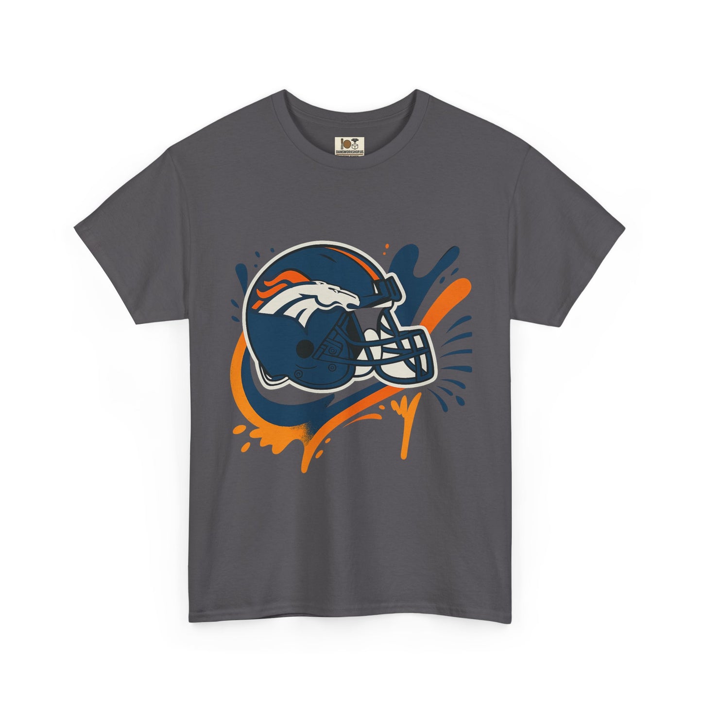 Denver Broncos Heavy Cotton Tee, Sports Team Shirt, Game Day Apparel, Unisex T-Shirt, Football Fan Gift, Denver Merchandise