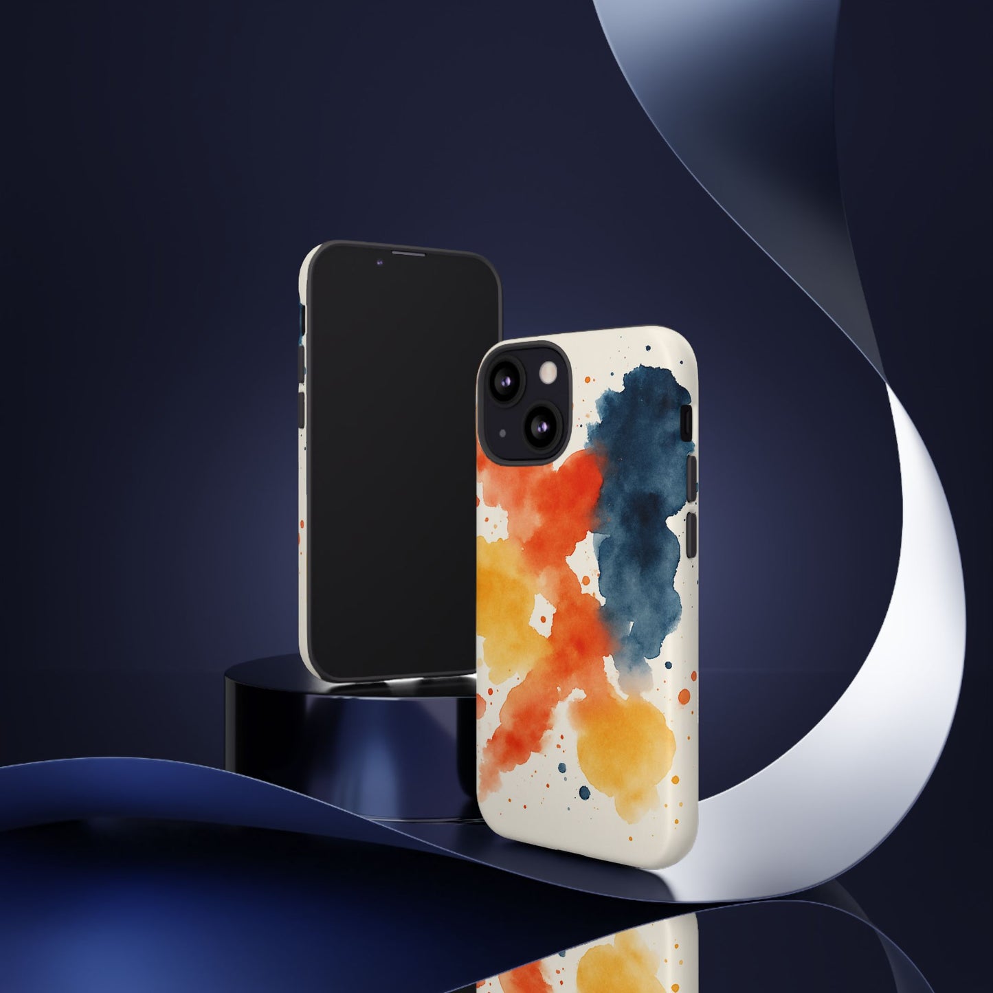 Watercolor Phone Case - Abstract Design, Tough Cases for Men & Women, Stylish Gift, Artistic Accessory for All Occasions