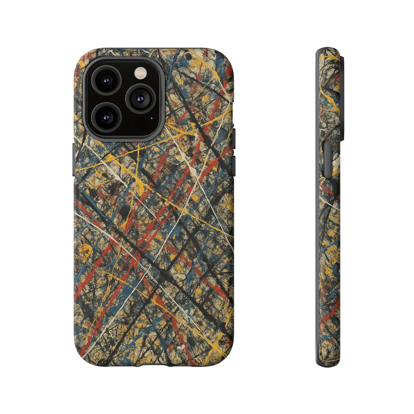 Tough Cases Phone Case - Bold Abstract Design, Stylish Mobile Cover, Unique Gift for Him/Her, Durable Accessory, Trendy Protection