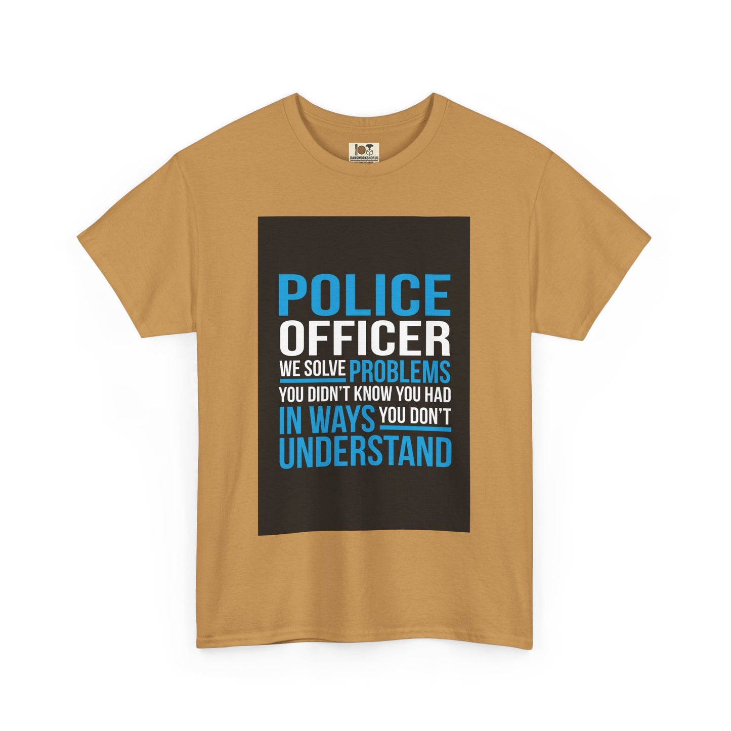 Police Officer Unisex Cotton Tee, Gift for Law Enforcement, Support Police Shirt, Funny Police Tee, Law Enforcement Humor